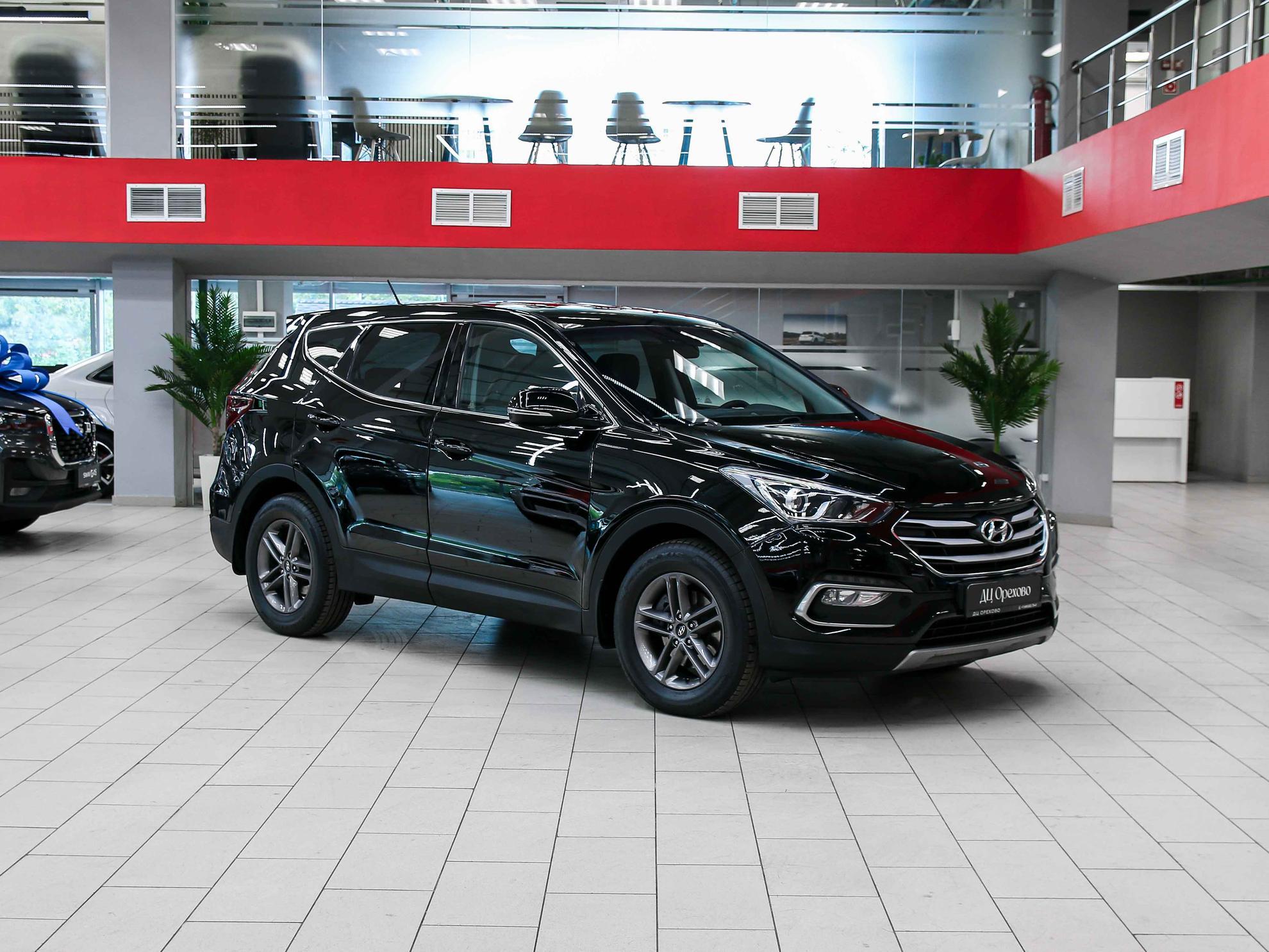 Hyundai Santa Fe 2016, черный, ДЦ Орехово