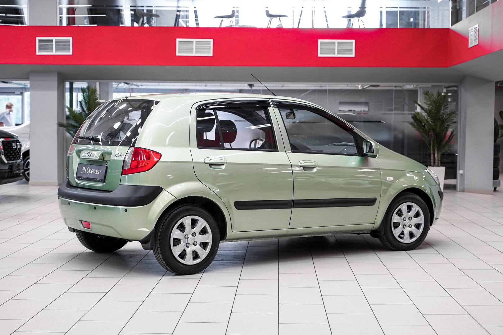 Hyundai Getz 2008, зеленый, ДЦ Орехово