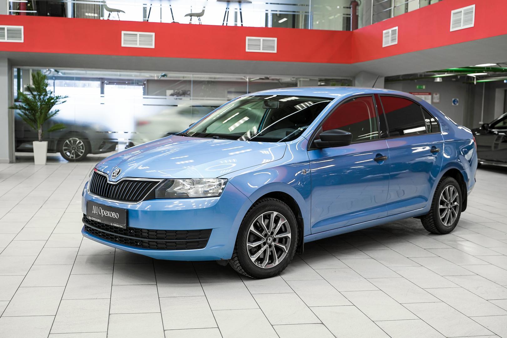 Skoda Rapid 2016, синий, ДЦ Орехово