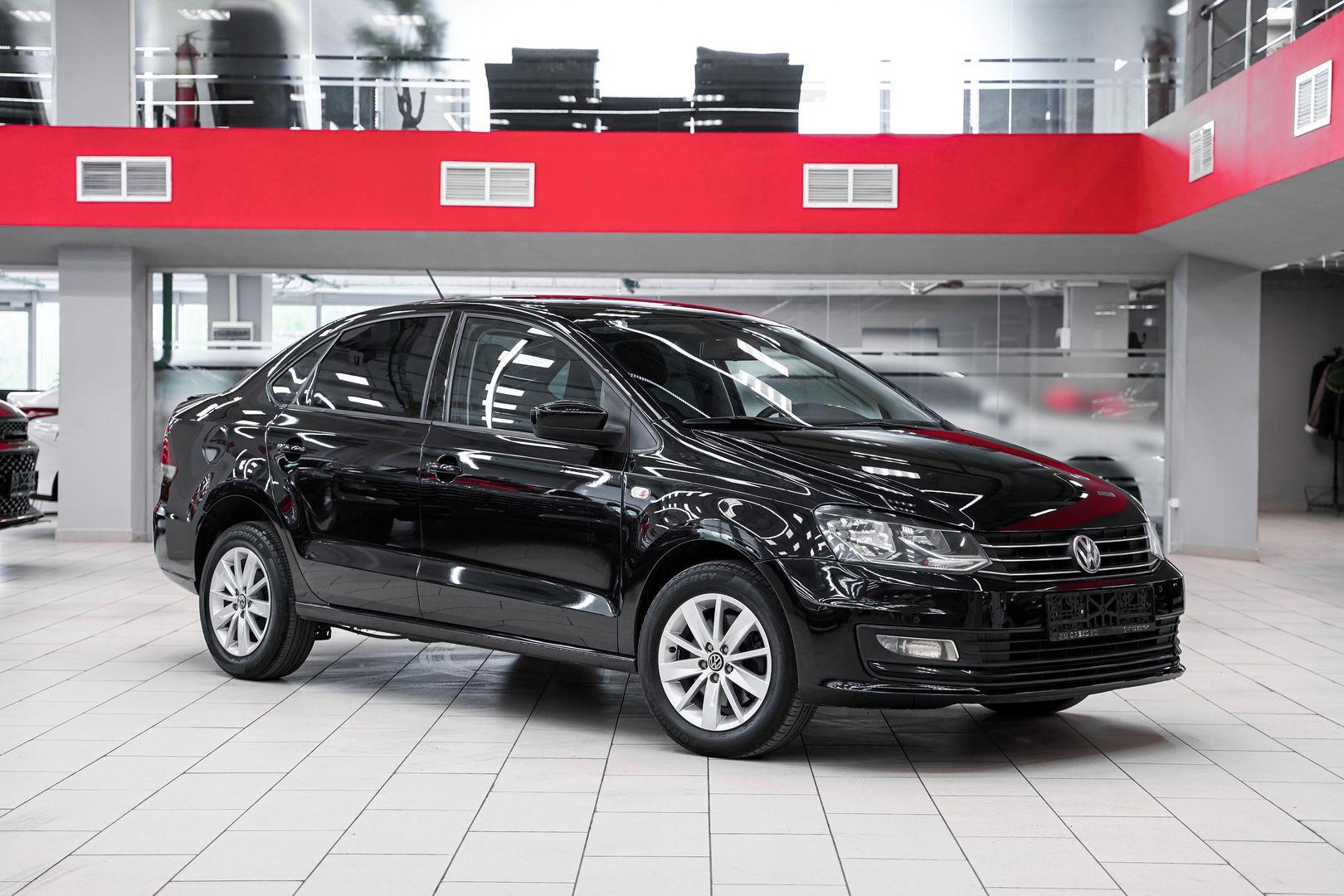 Volkswagen Polo 2020, черный, ДЦ Орехово