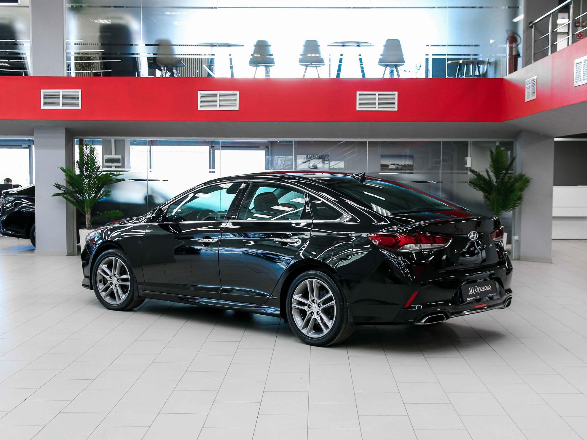 Hyundai Sonata 2019, черный, ДЦ Орехово