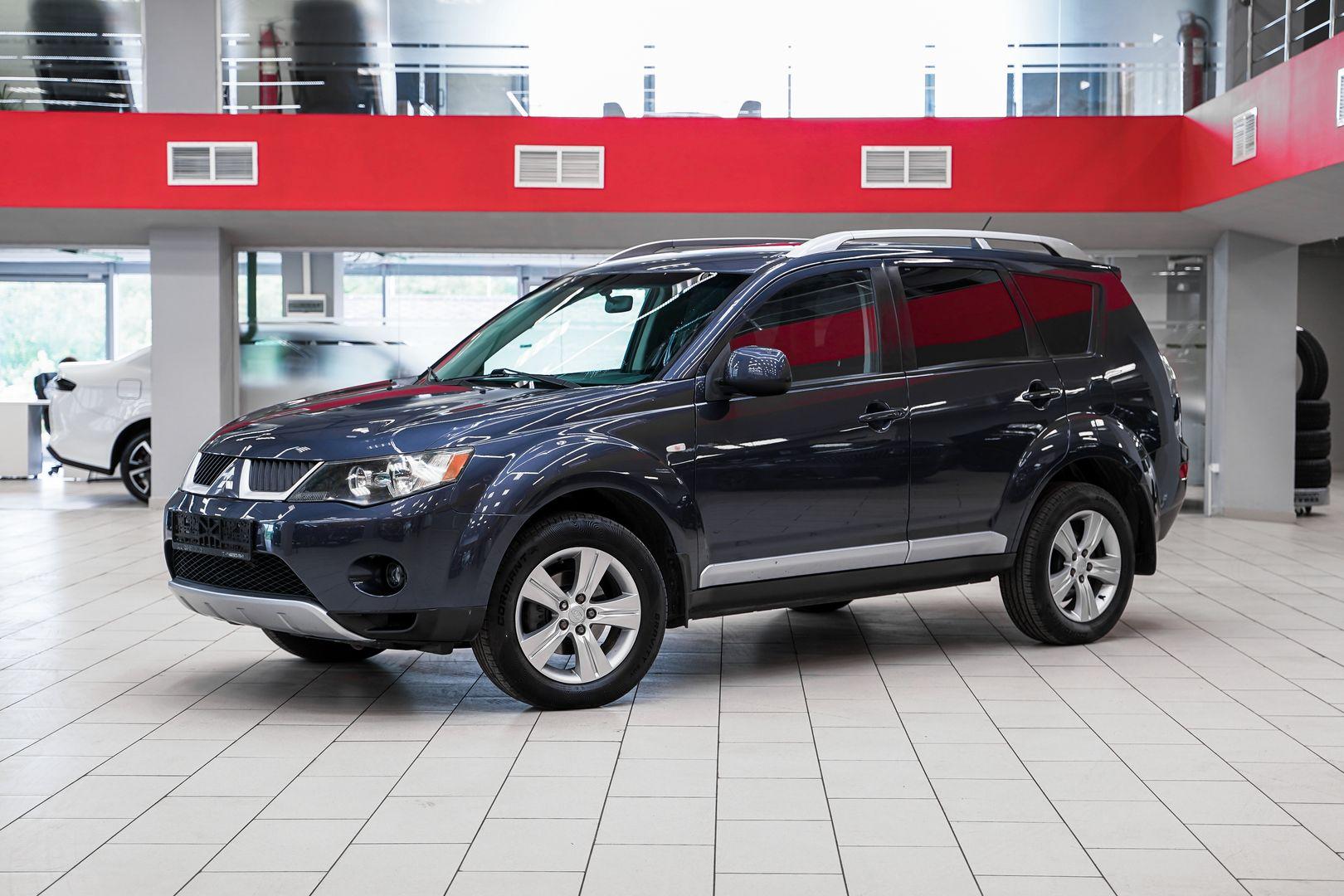 Mitsubishi Outlander 2008, синий, ДЦ Орехово