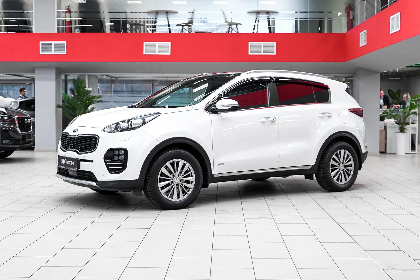 Kia Sportage 2016, белый, ДЦ Орехово