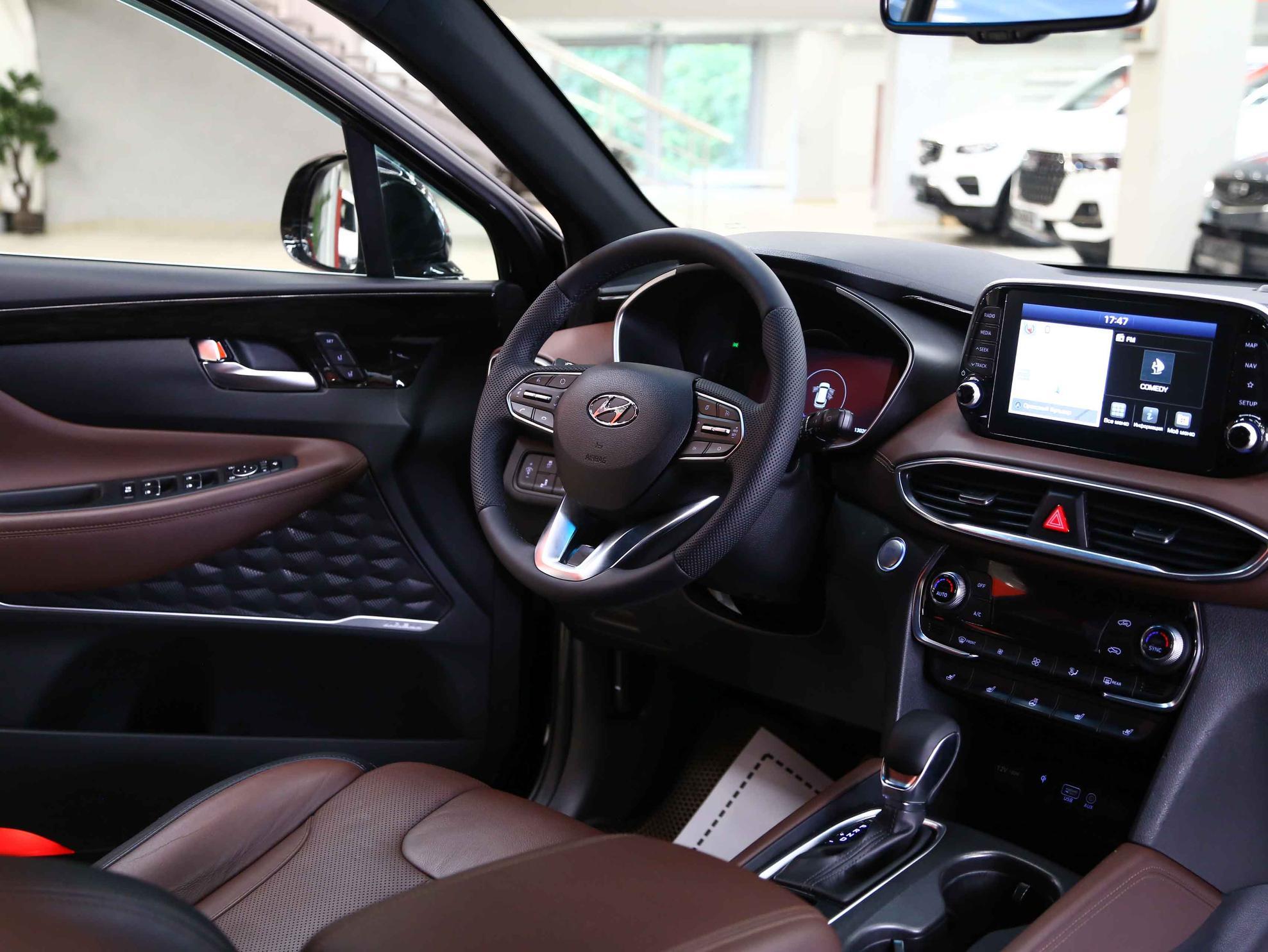 Hyundai Santa Fe 2020, черный, ДЦ Орехово