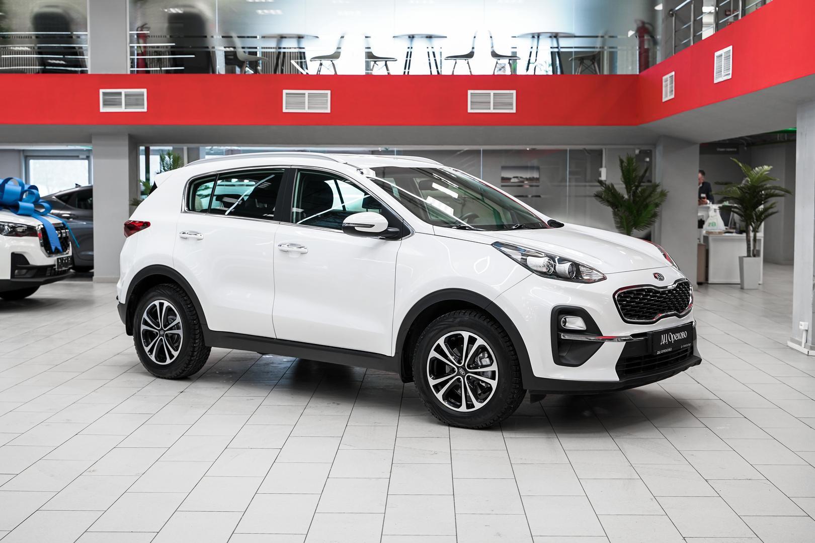 Kia Sportage 2021, белый, ДЦ Орехово