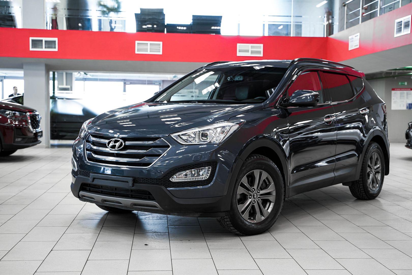 Hyundai Santa Fe 2013, синий, ДЦ Орехово