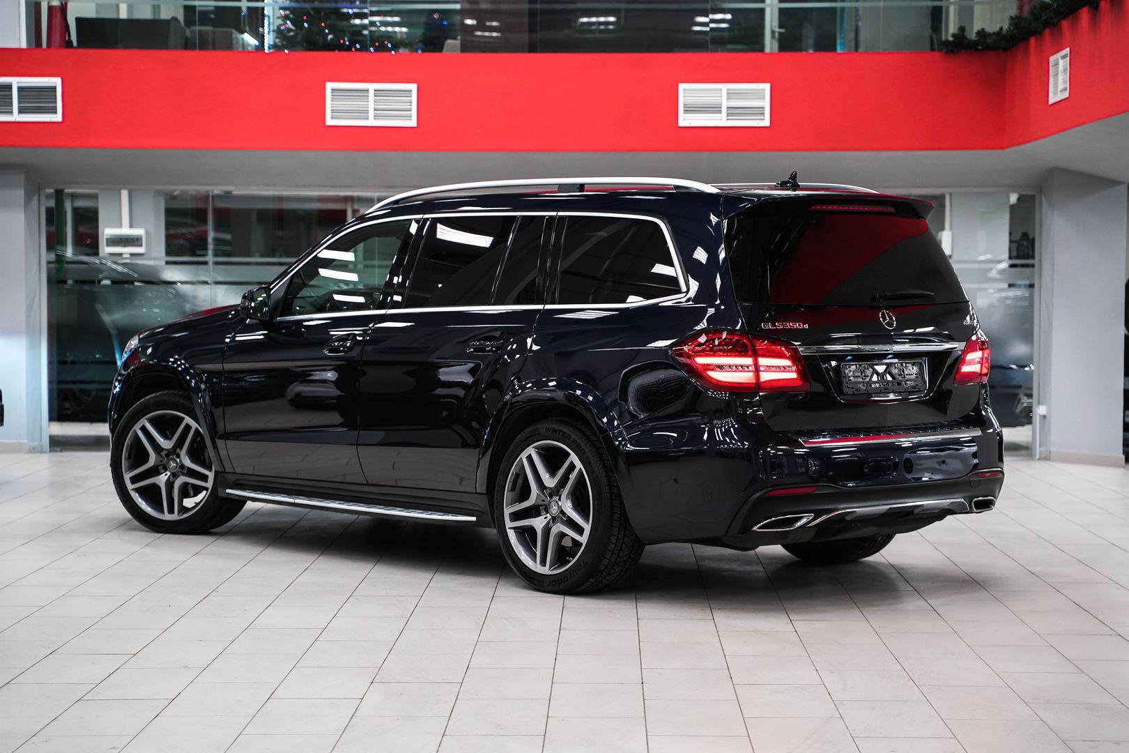 Mercedes-Benz GLS 2016, синий, ДЦ Орехово