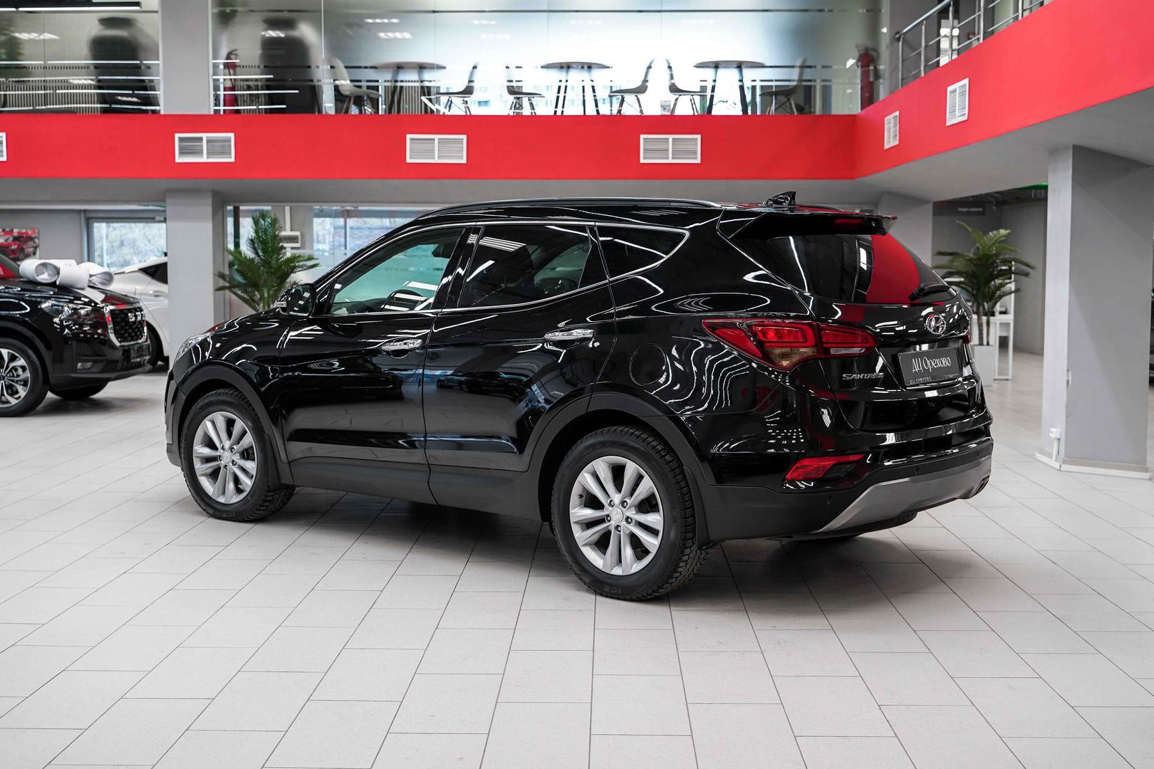 Hyundai Santa Fe 2016, черный, ДЦ Орехово