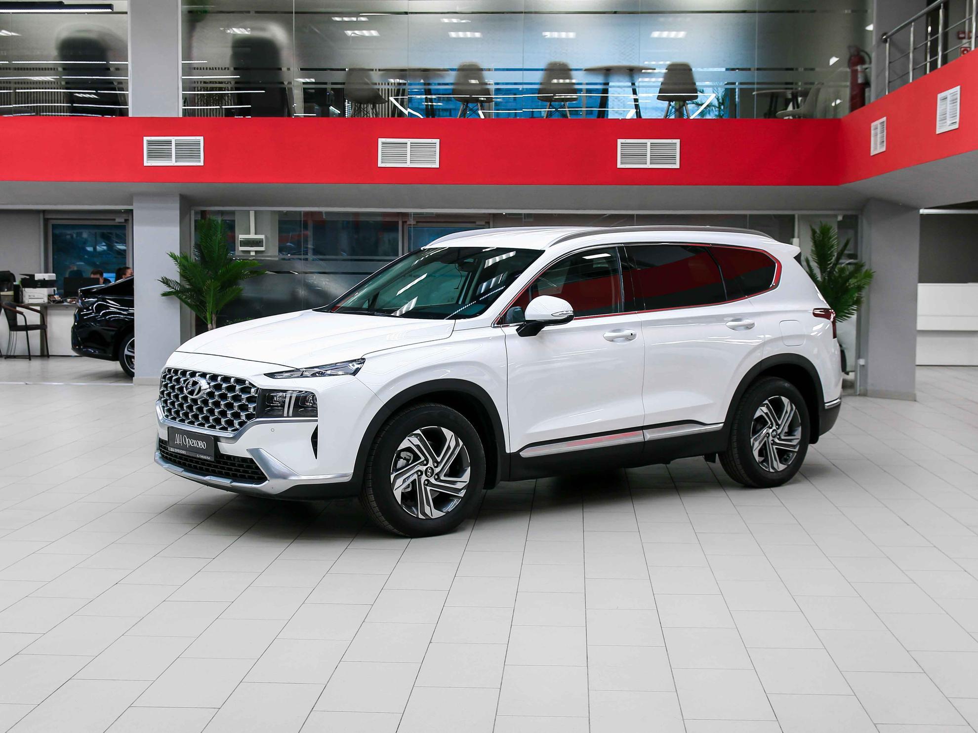 Hyundai Santa Fe 2022, белый, ДЦ Орехово