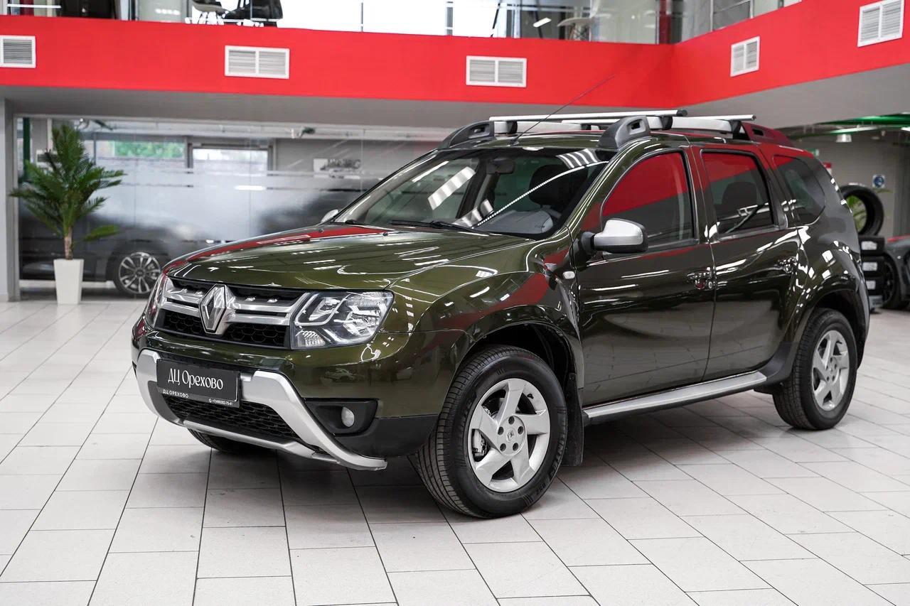 Renault Duster 2015, зеленый, ДЦ Орехово