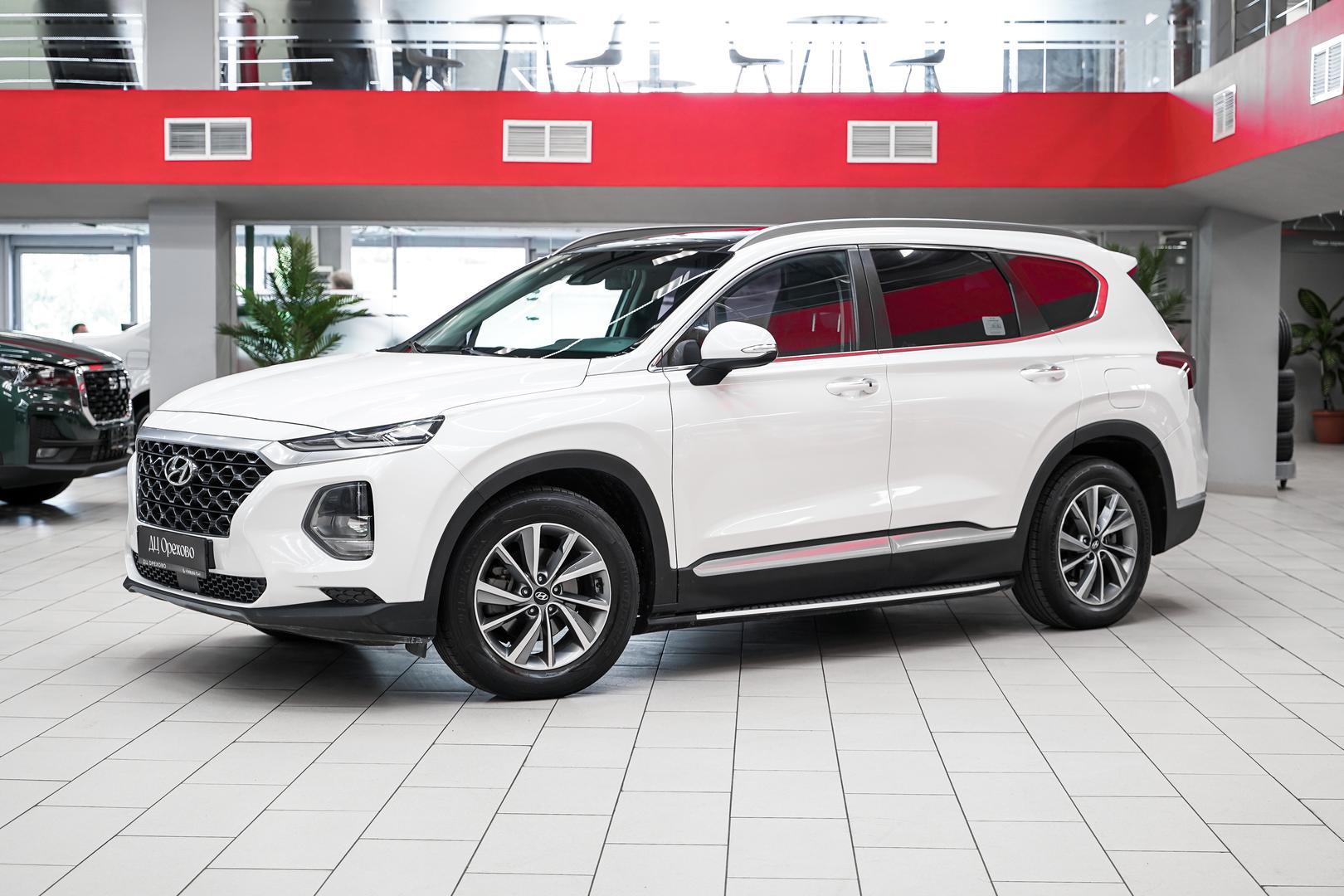 Hyundai Santa Fe 2019, белый, ДЦ Орехово