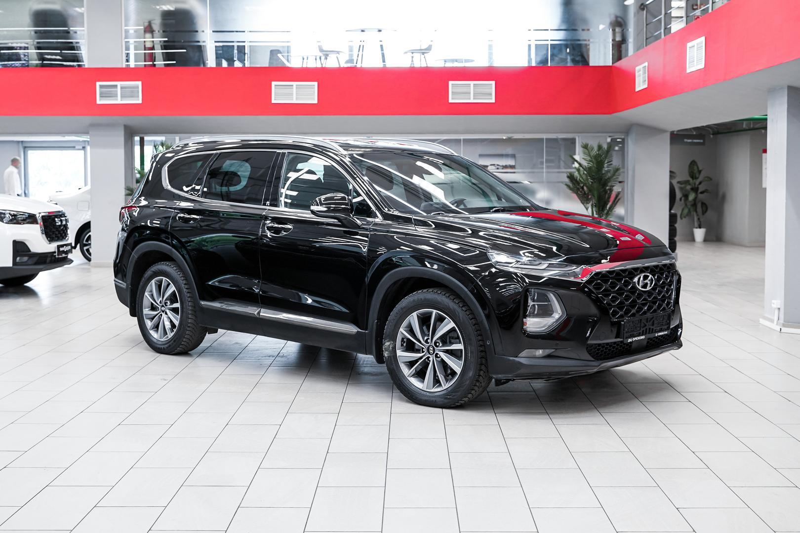 Hyundai Santa Fe 2018, черный, ДЦ Орехово