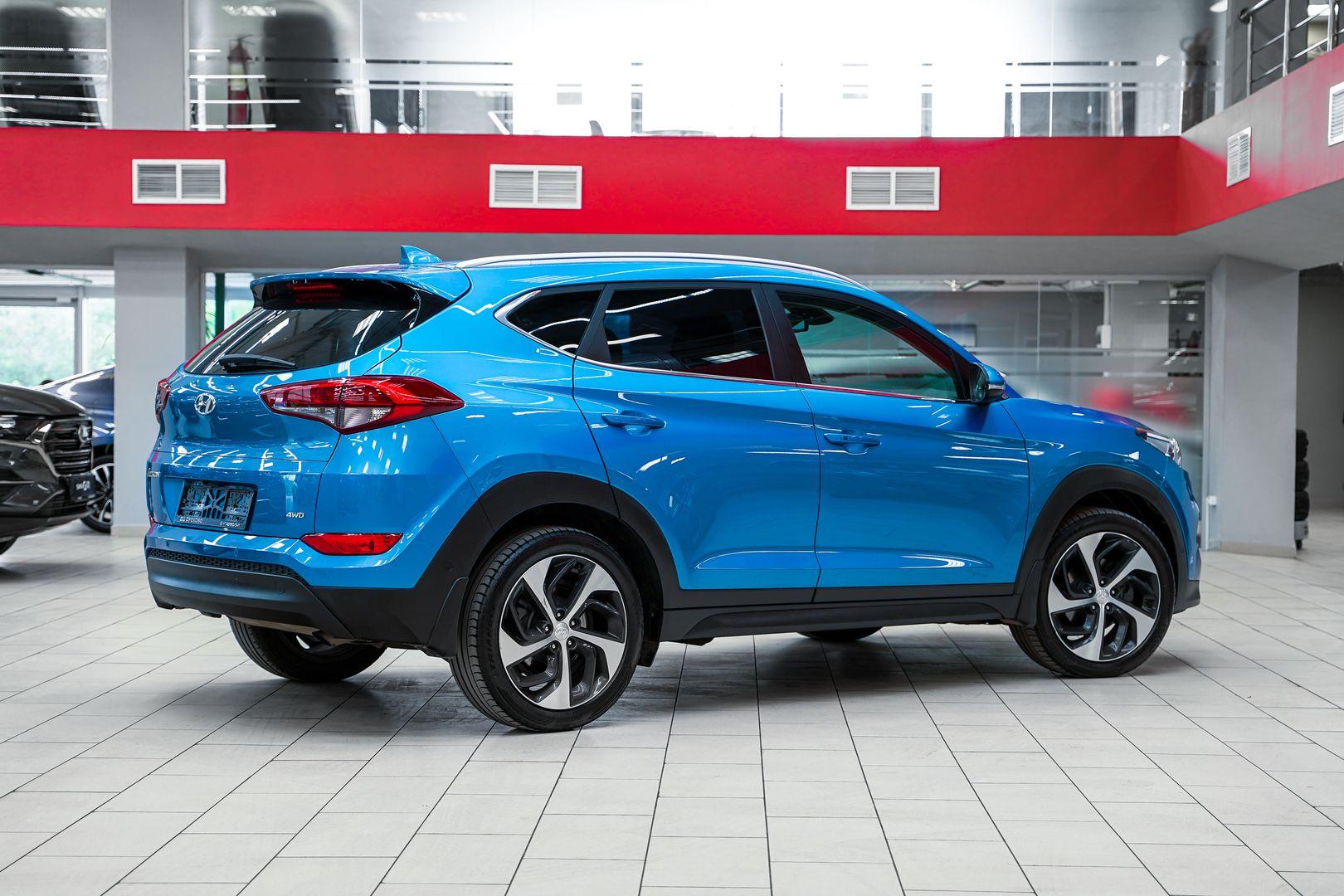 Hyundai Tucson 2017, голубой, ДЦ Орехово