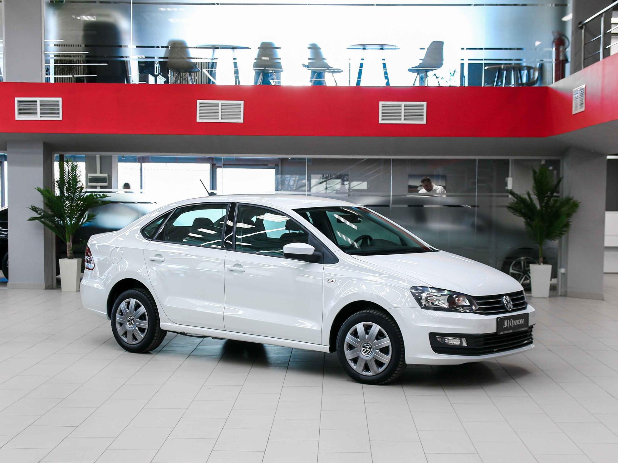 Volkswagen Polo 2019, белый, ДЦ Орехово
