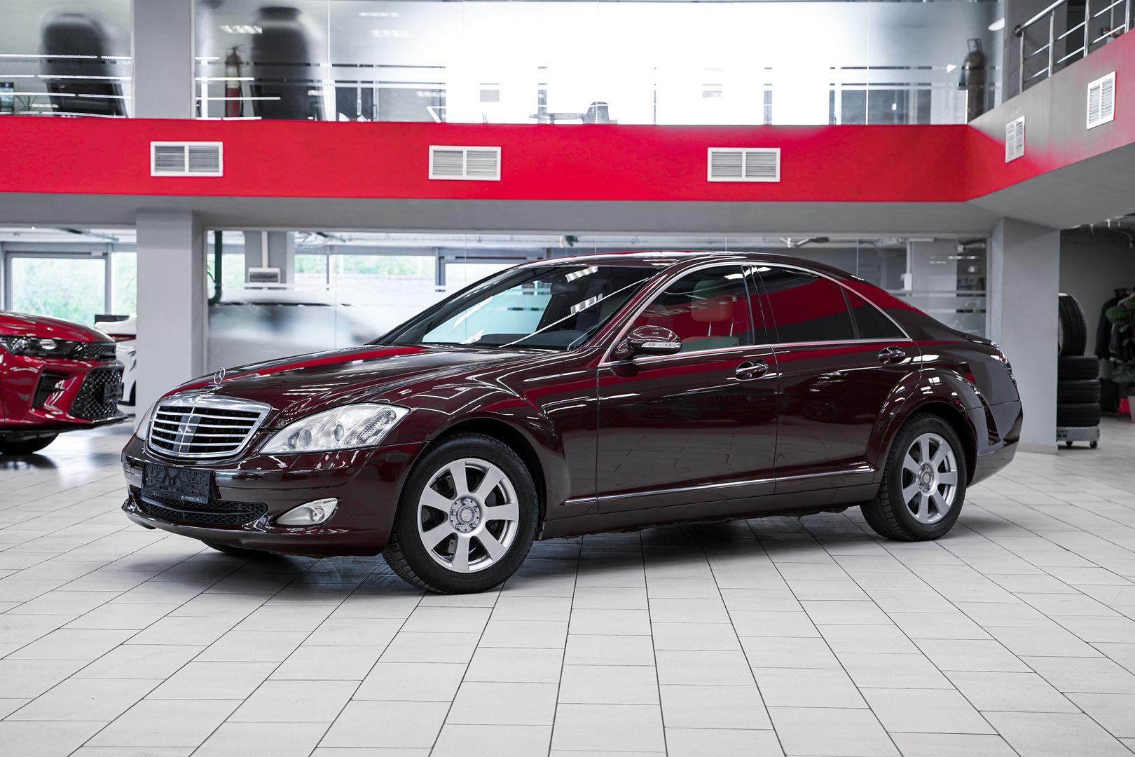 Mercedes-Benz S-Класс 2007, пурпурный, ДЦ Орехово