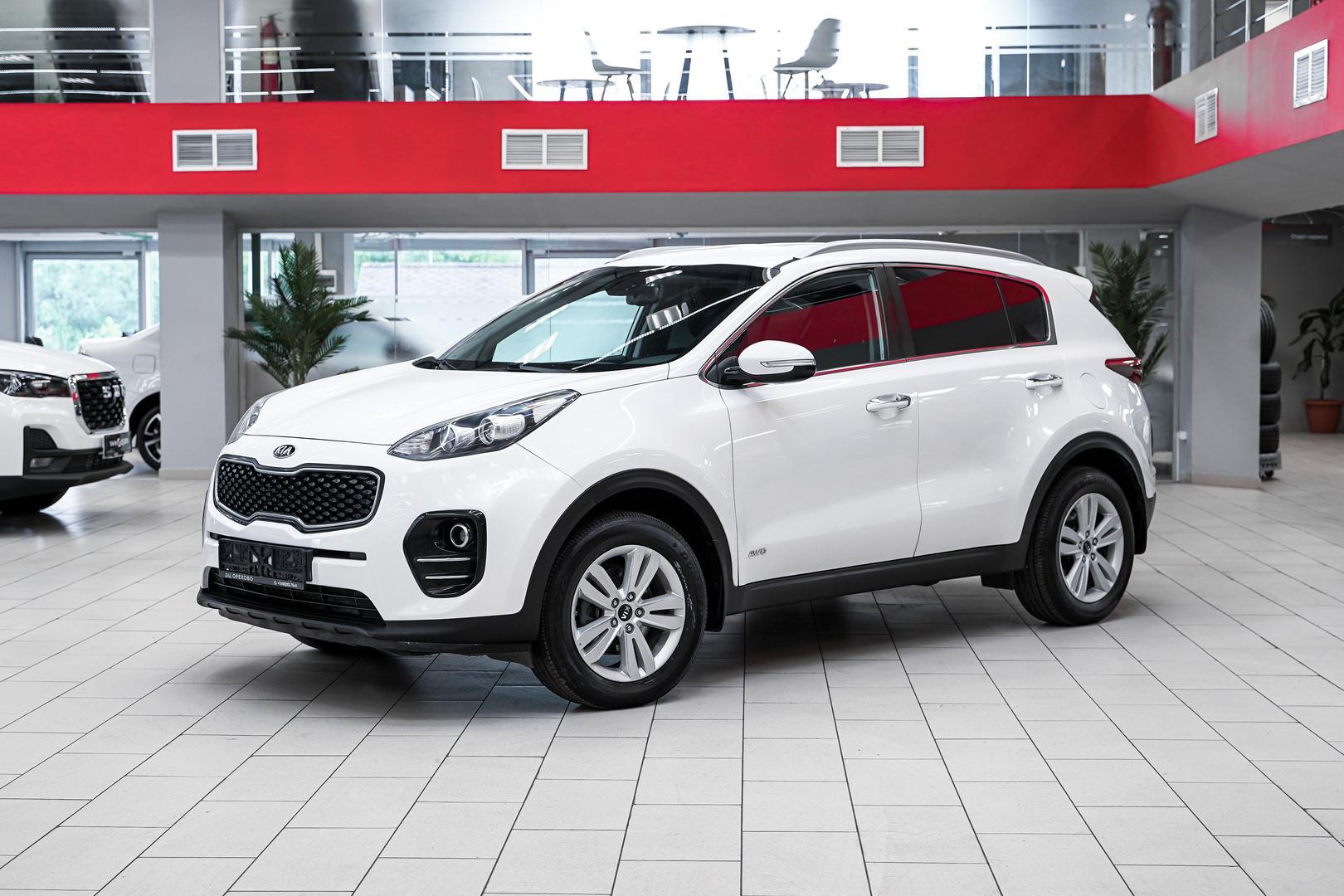 Kia Sportage 2016, белый, ДЦ Орехово