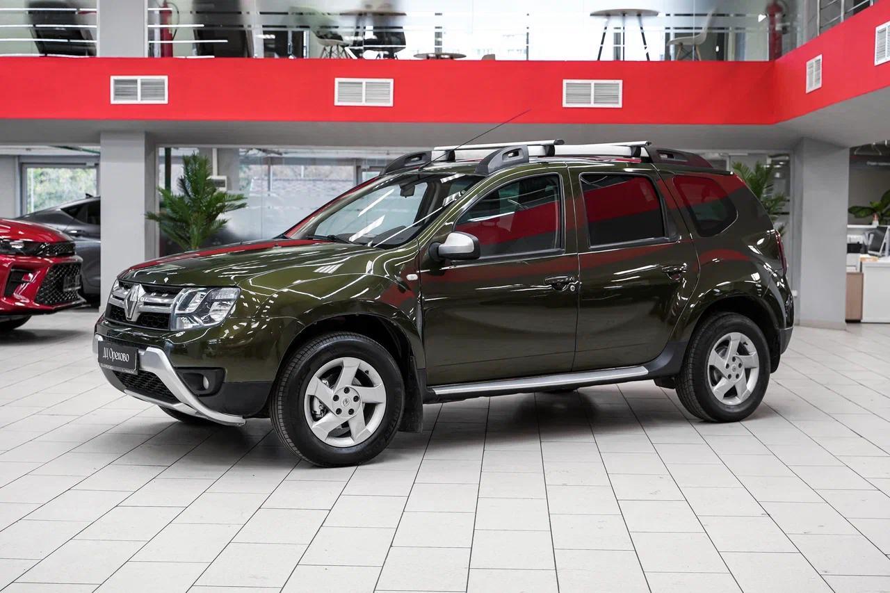 Renault Duster 2015, зеленый, ДЦ Орехово