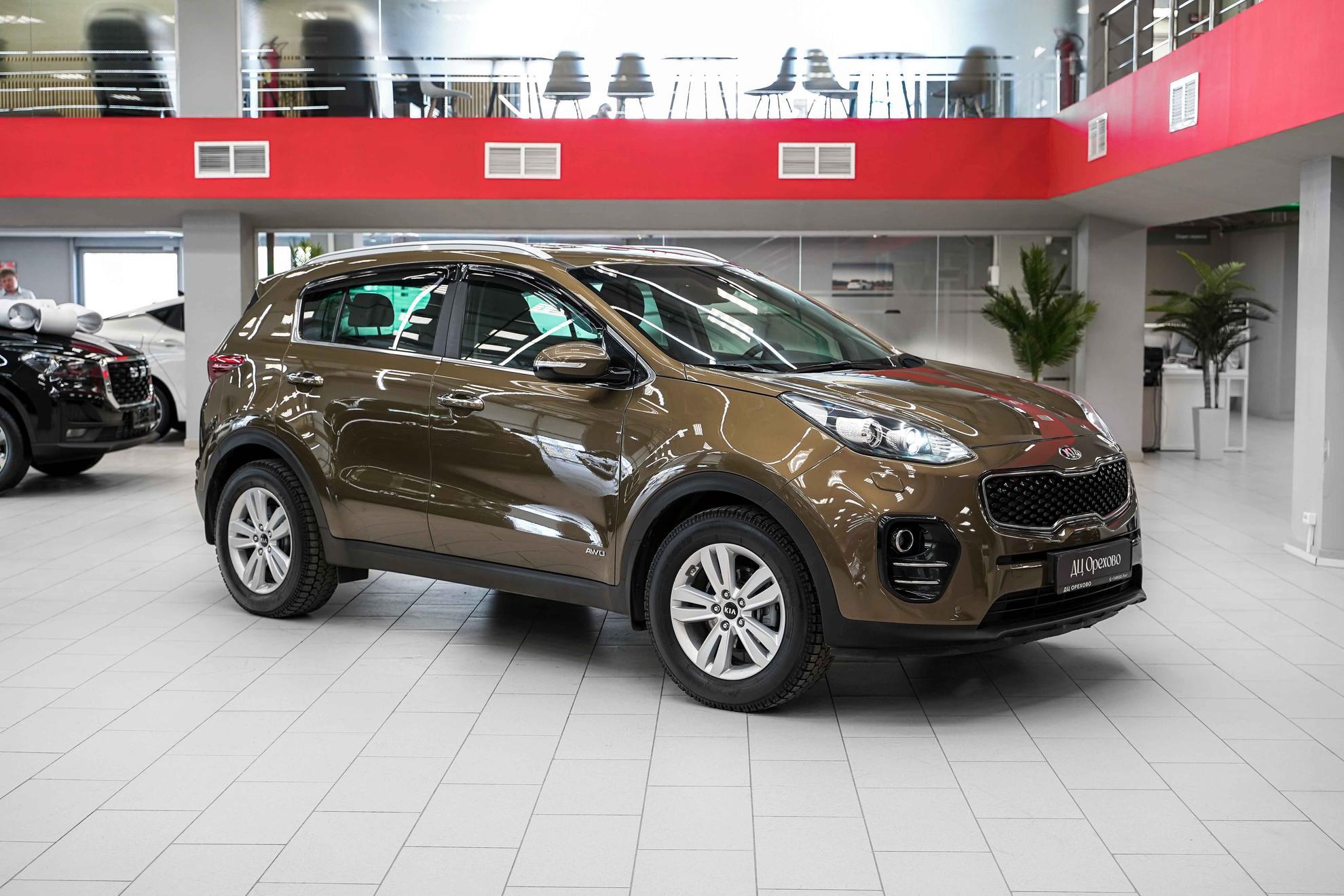 Kia Sportage 2016, зеленый, ДЦ Орехово