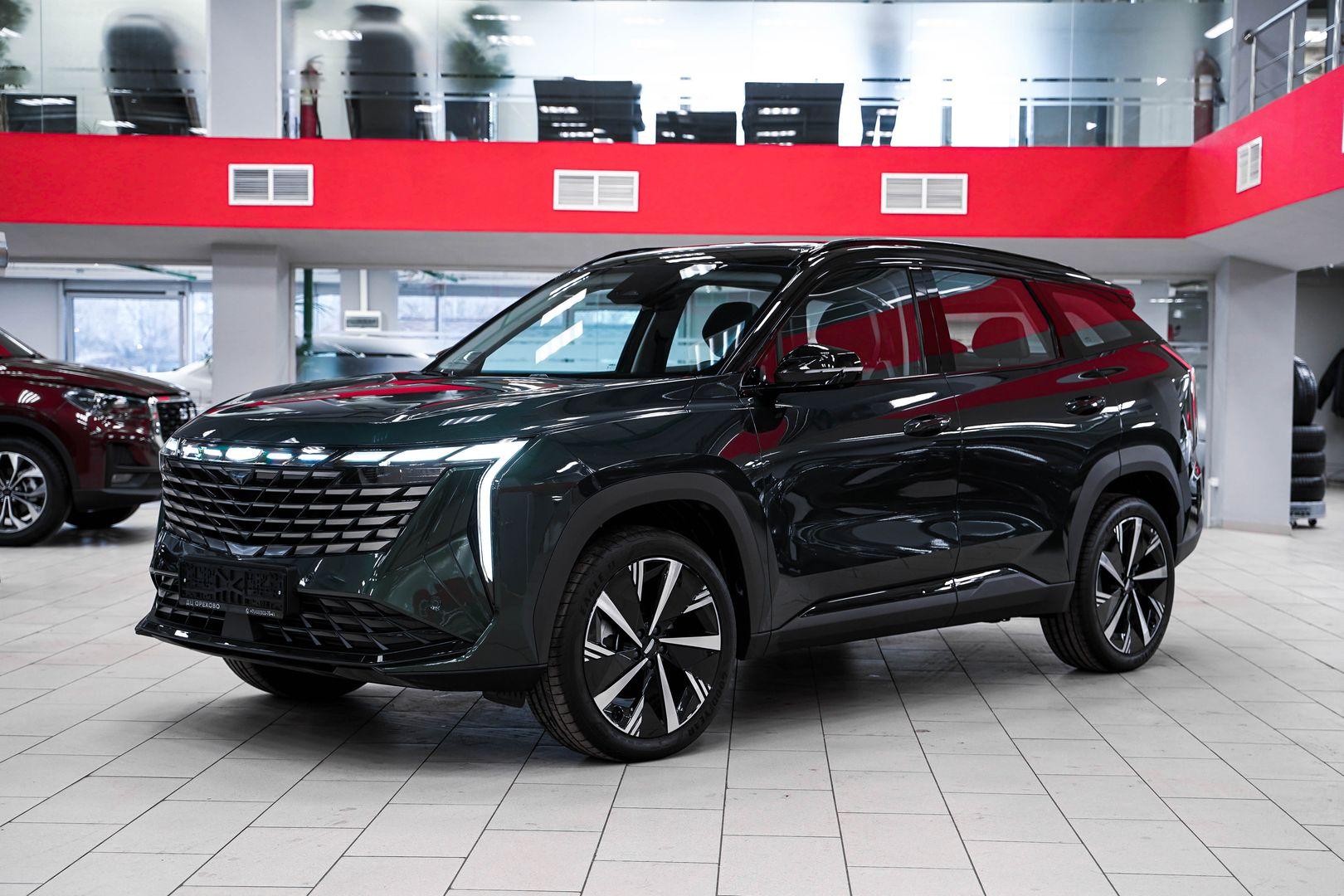 Geely Atlas 2024, зеленый, ДЦ Орехово
