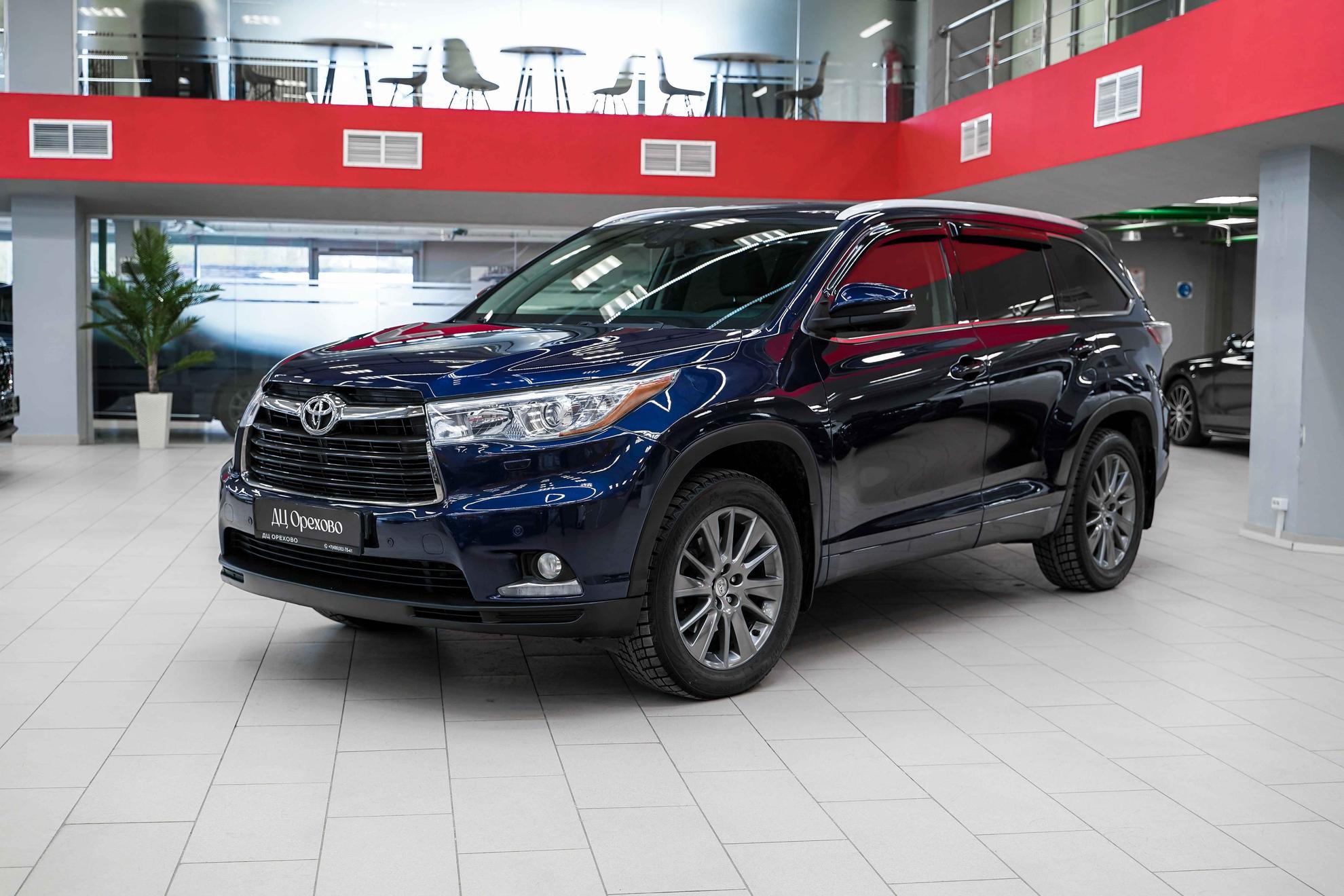 Toyota Highlander 2014, синий, ДЦ Орехово