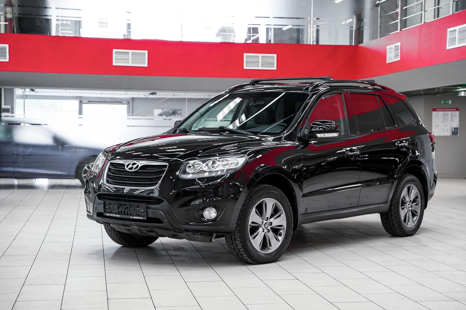 Hyundai Santa Fe 2011, черный, ДЦ Орехово