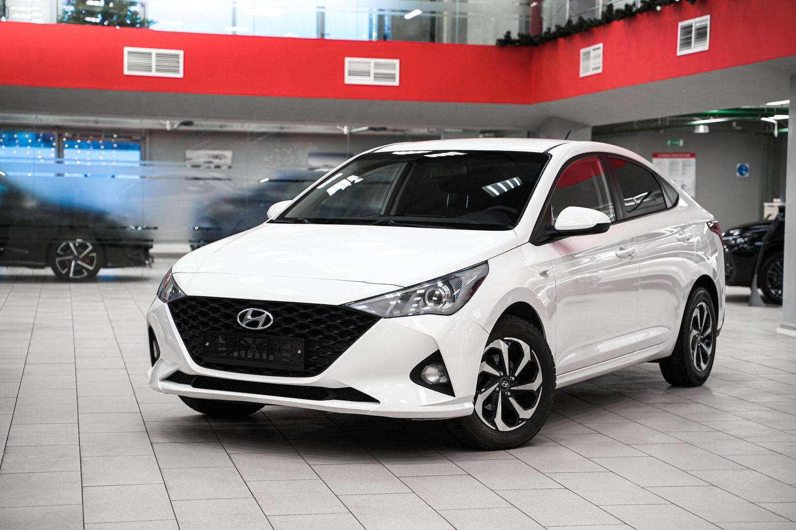 Hyundai Solaris 2021, белый, ДЦ Орехово