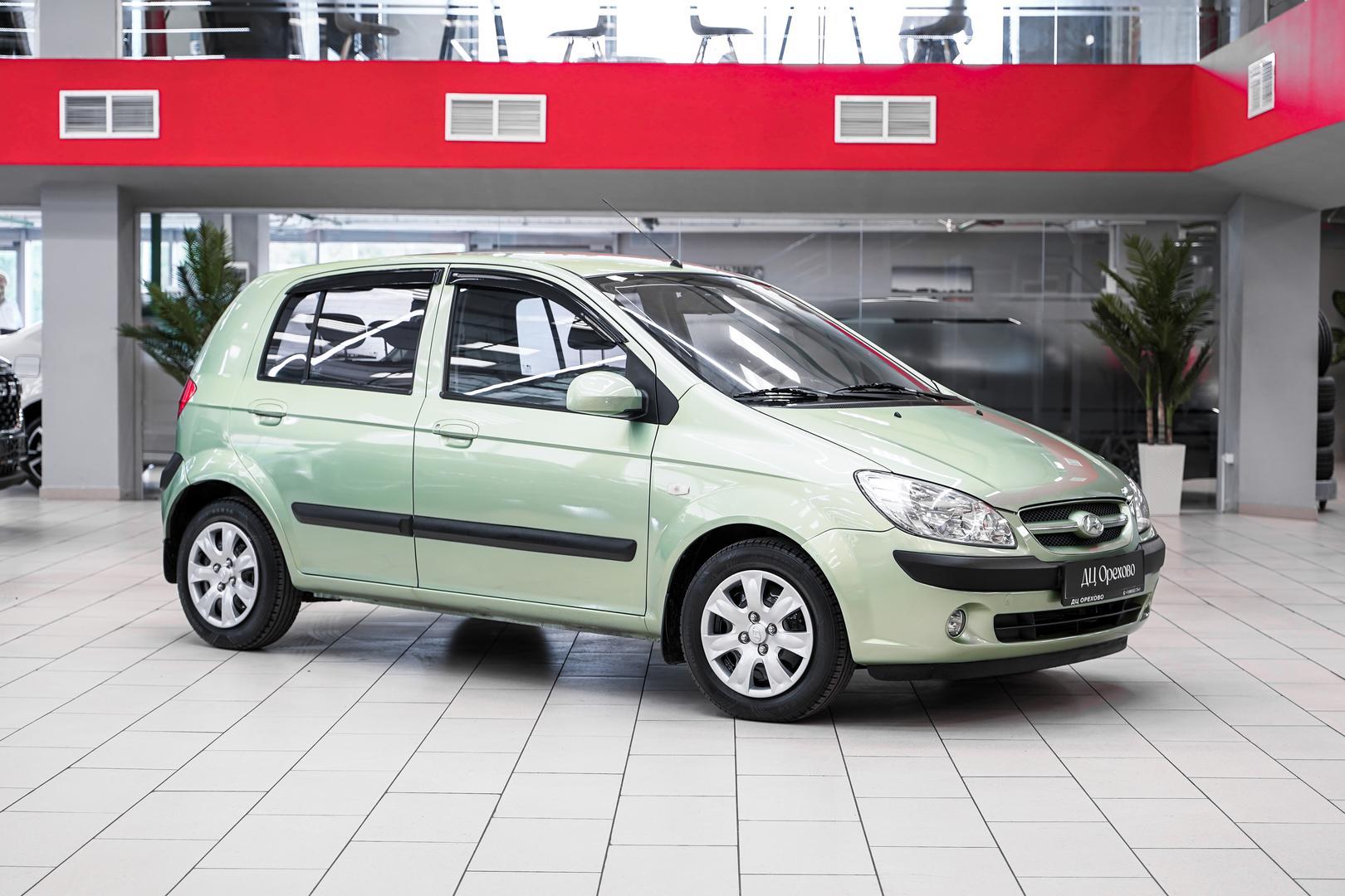 Hyundai Getz 2008, зеленый, ДЦ Орехово