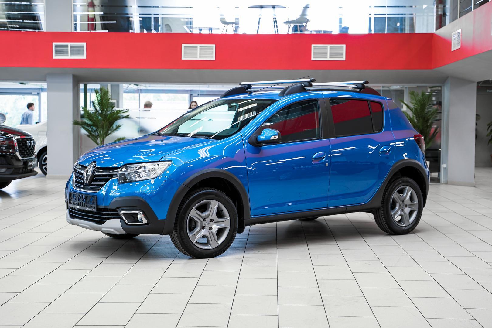 Renault Sandero 2021, синий, ДЦ Орехово