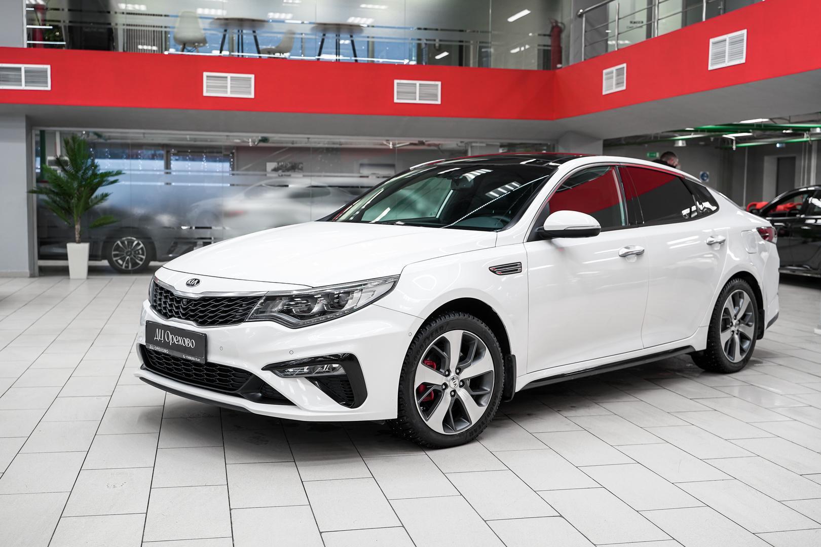 Kia Optima 2018, белый, ДЦ Орехово