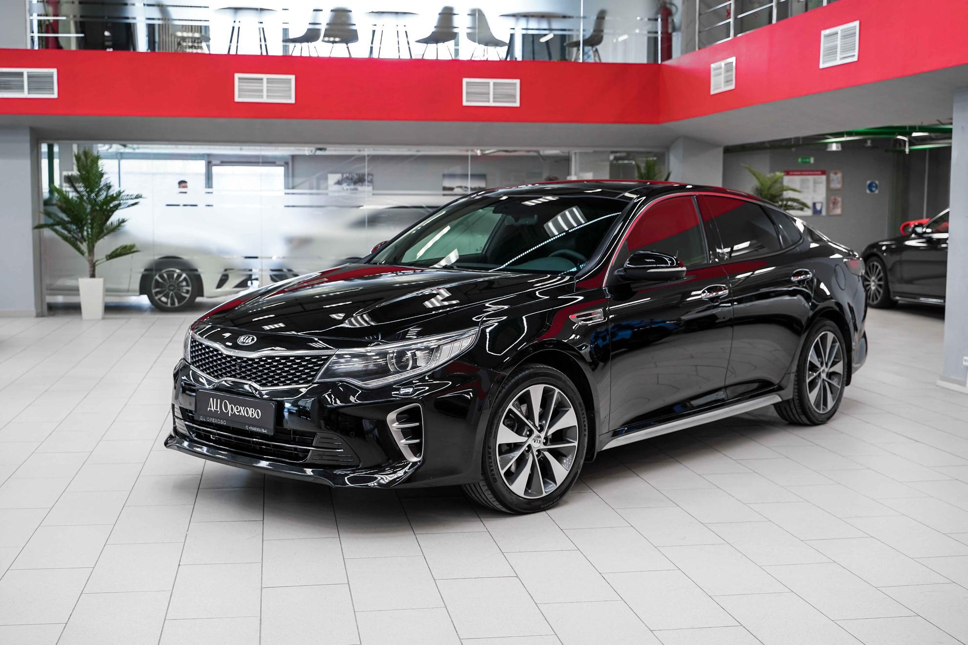 Kia Optima 2016, черный, ДЦ Орехово