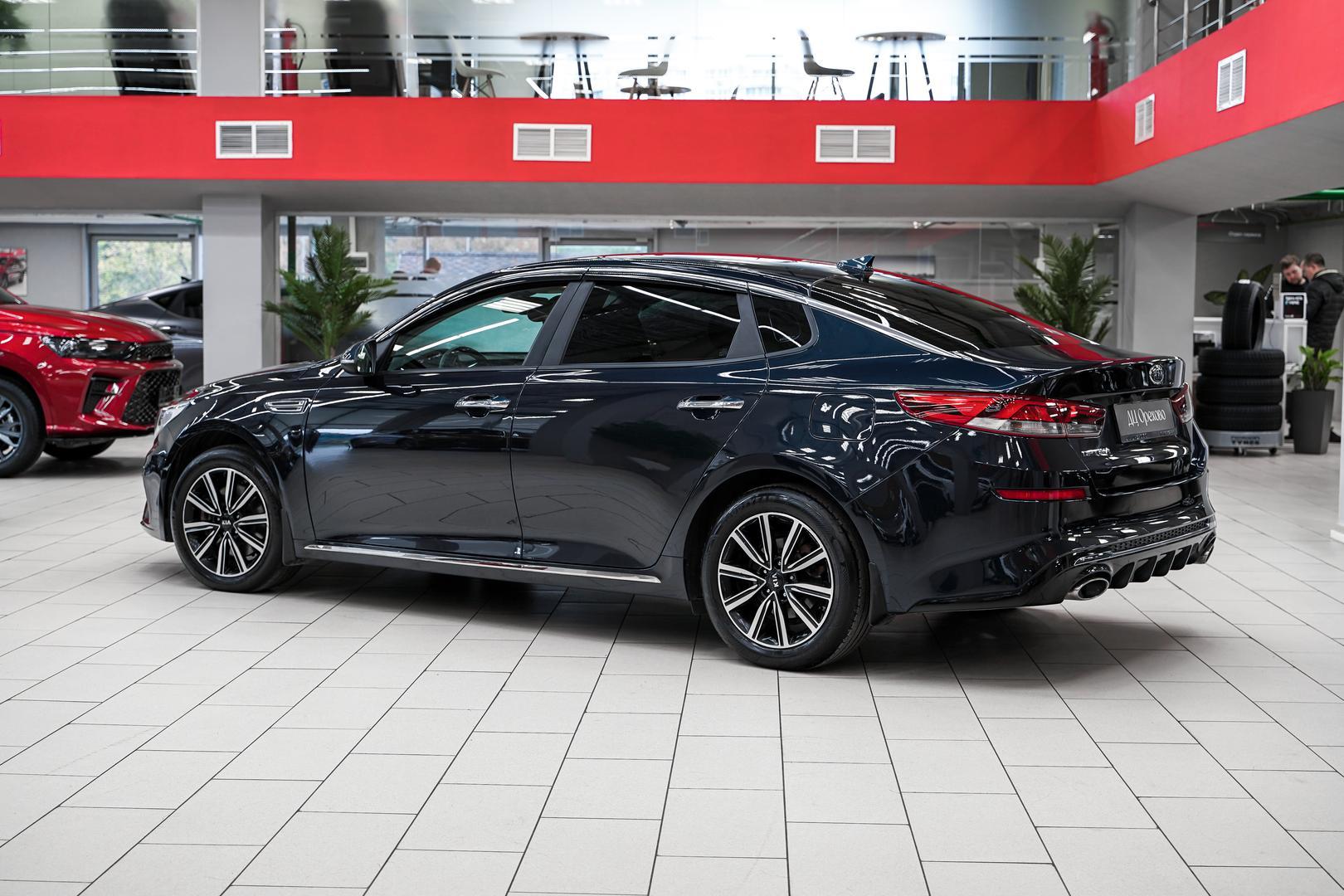Kia Optima 2018, синий, ДЦ Орехово