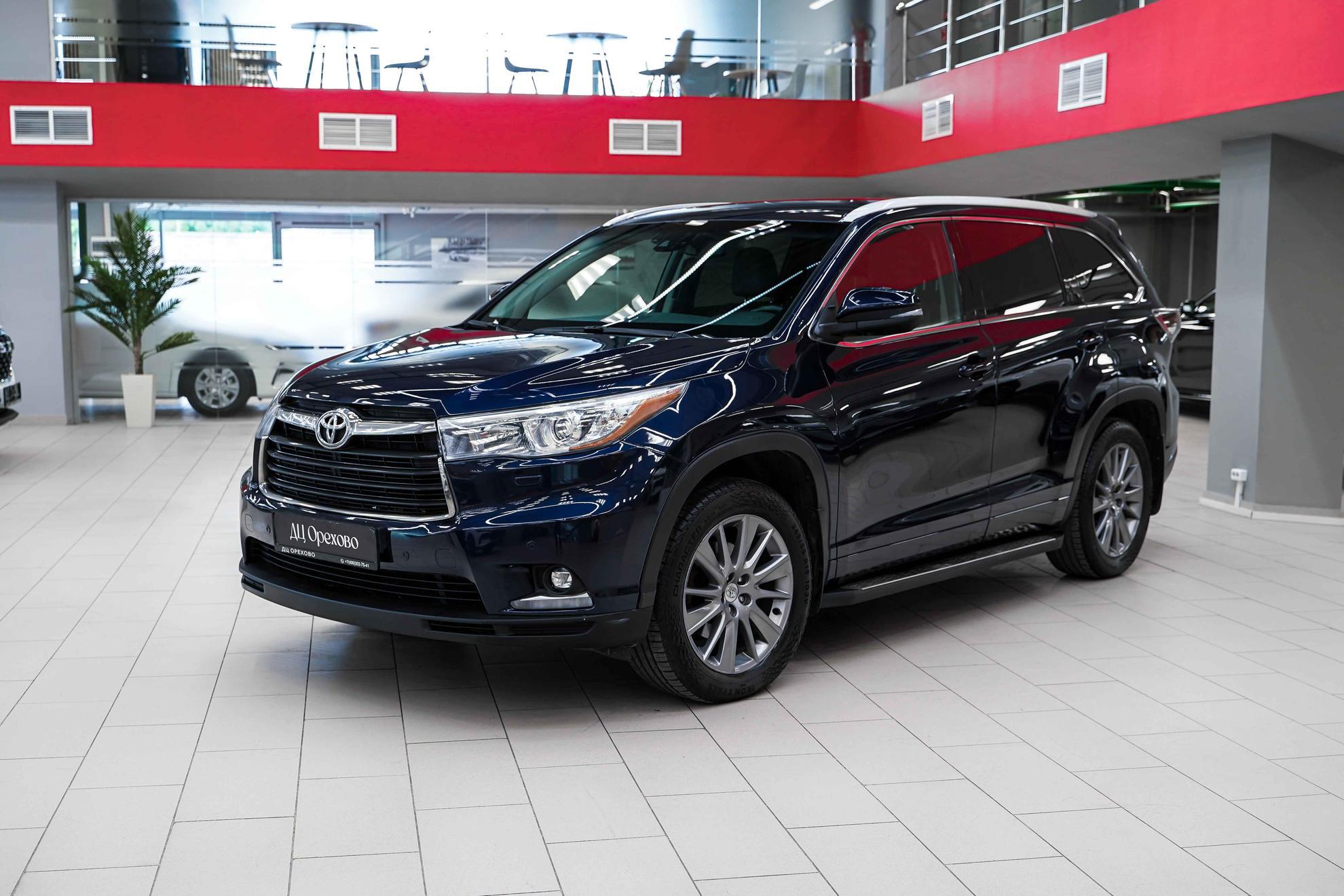 Toyota Highlander 2014, синий, ДЦ Орехово