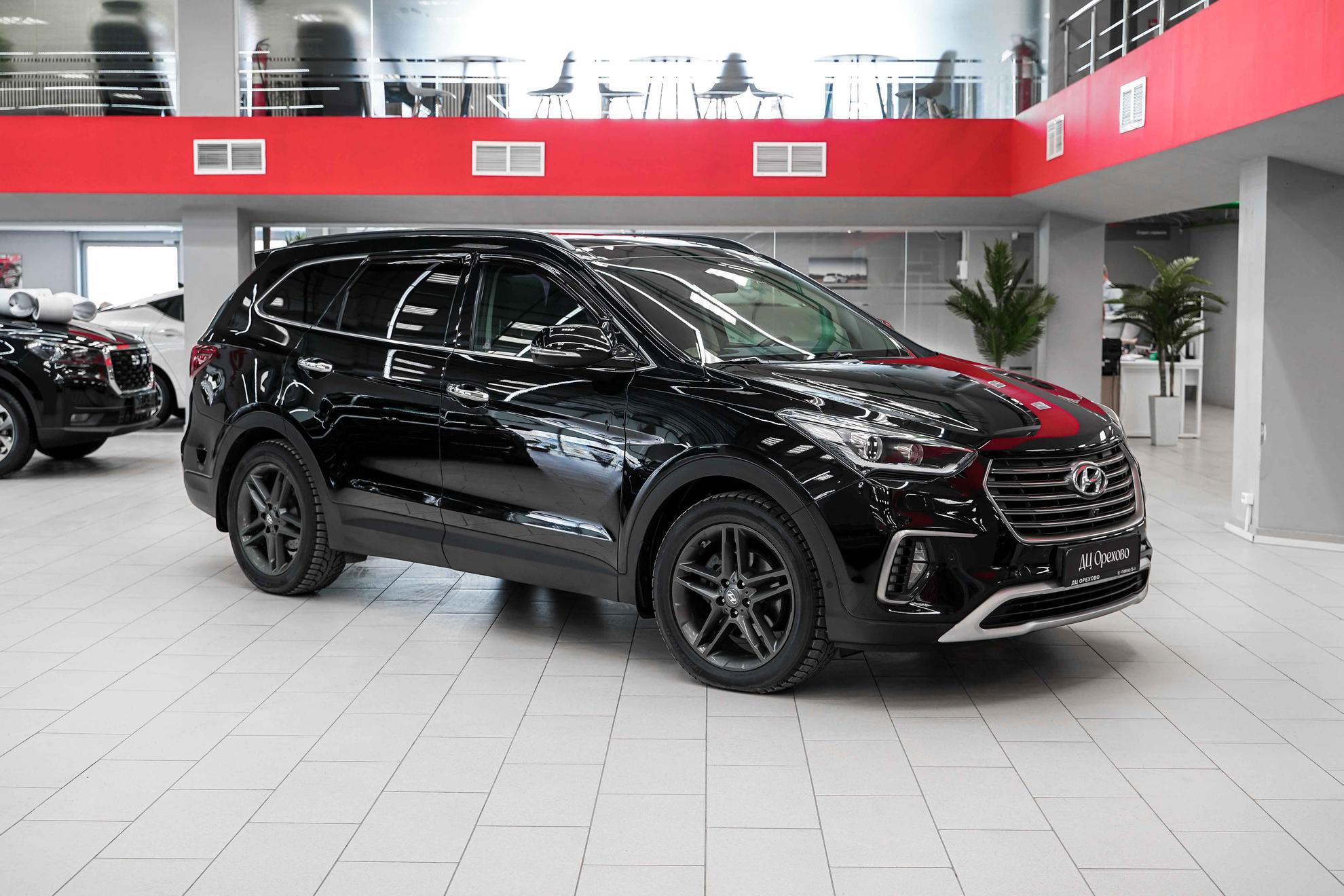Hyundai Santa Fe 2017, черный, ДЦ Орехово