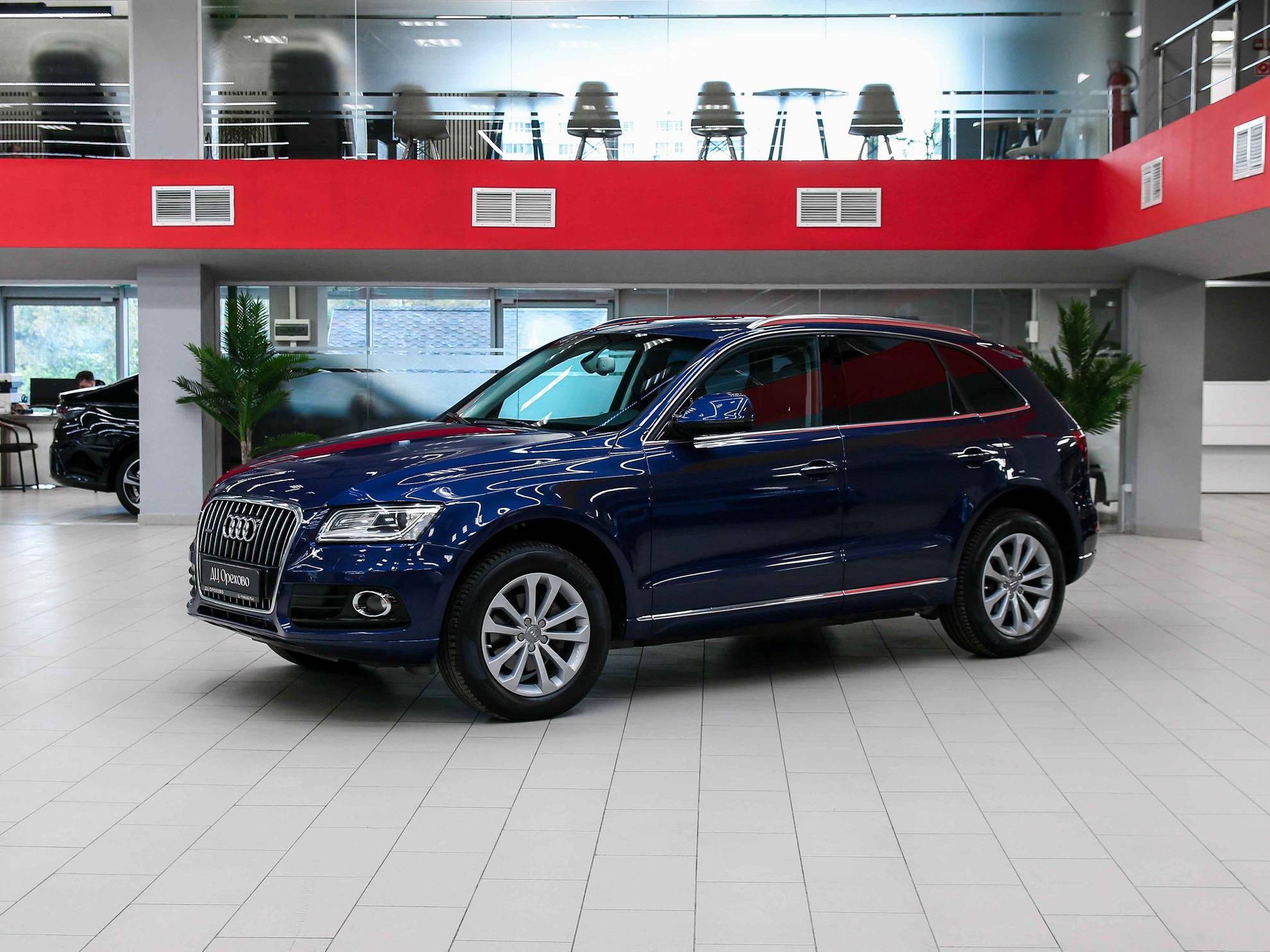 Audi Q5 2015, синий, ДЦ Орехово