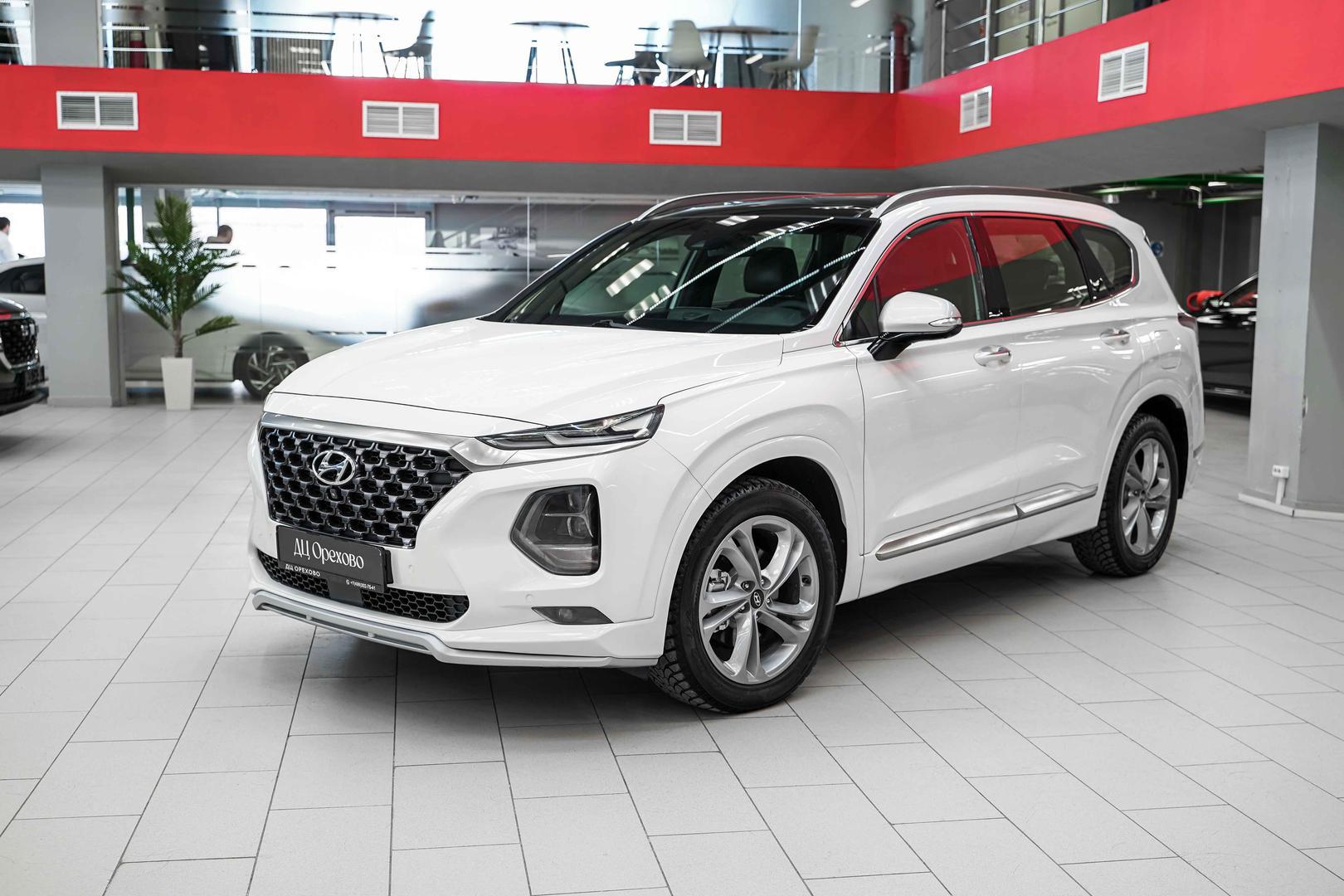 Hyundai Santa Fe 2018, белый, ДЦ Орехово