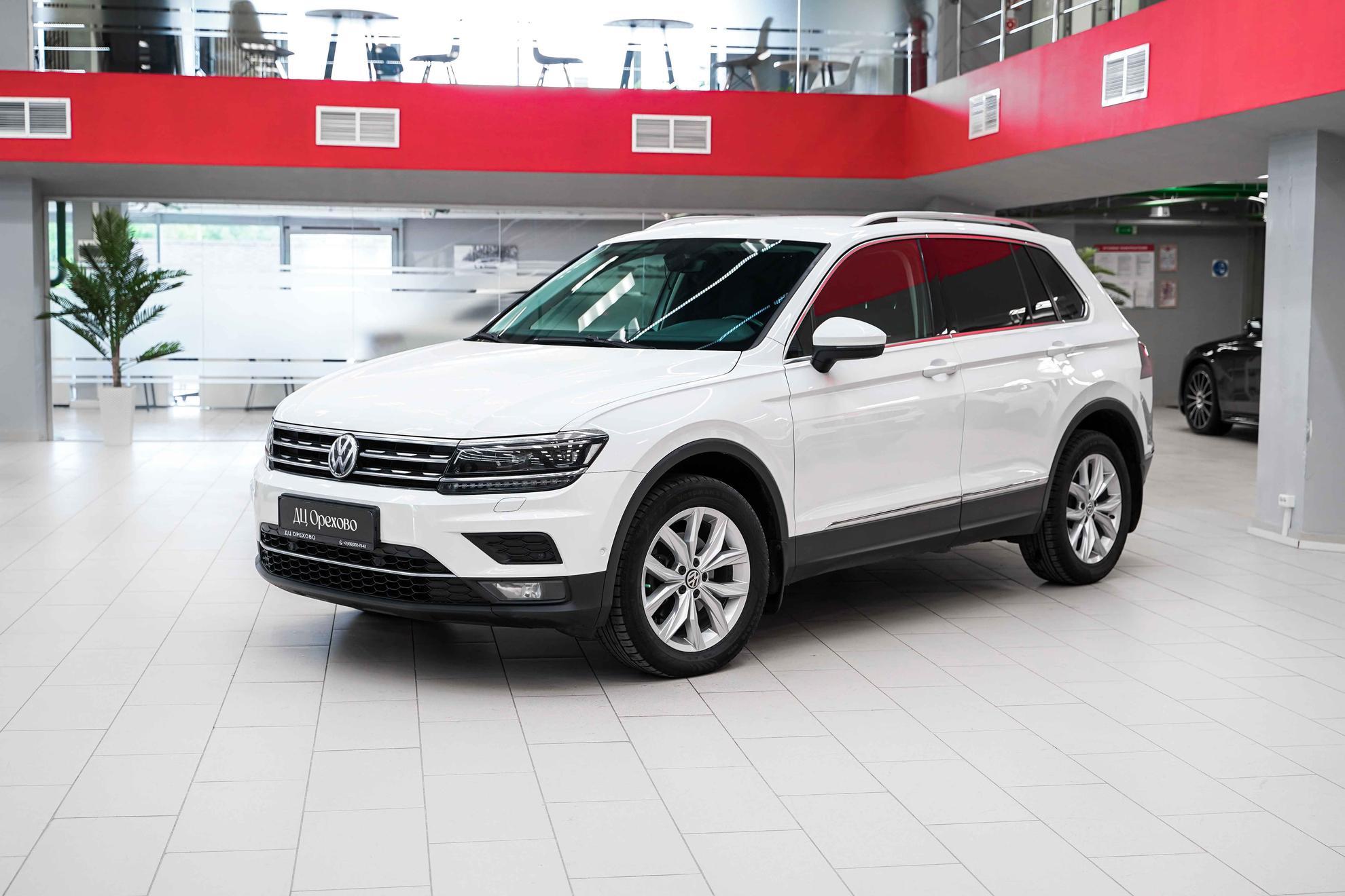 Volkswagen Tiguan 2017, белый, ДЦ Орехово