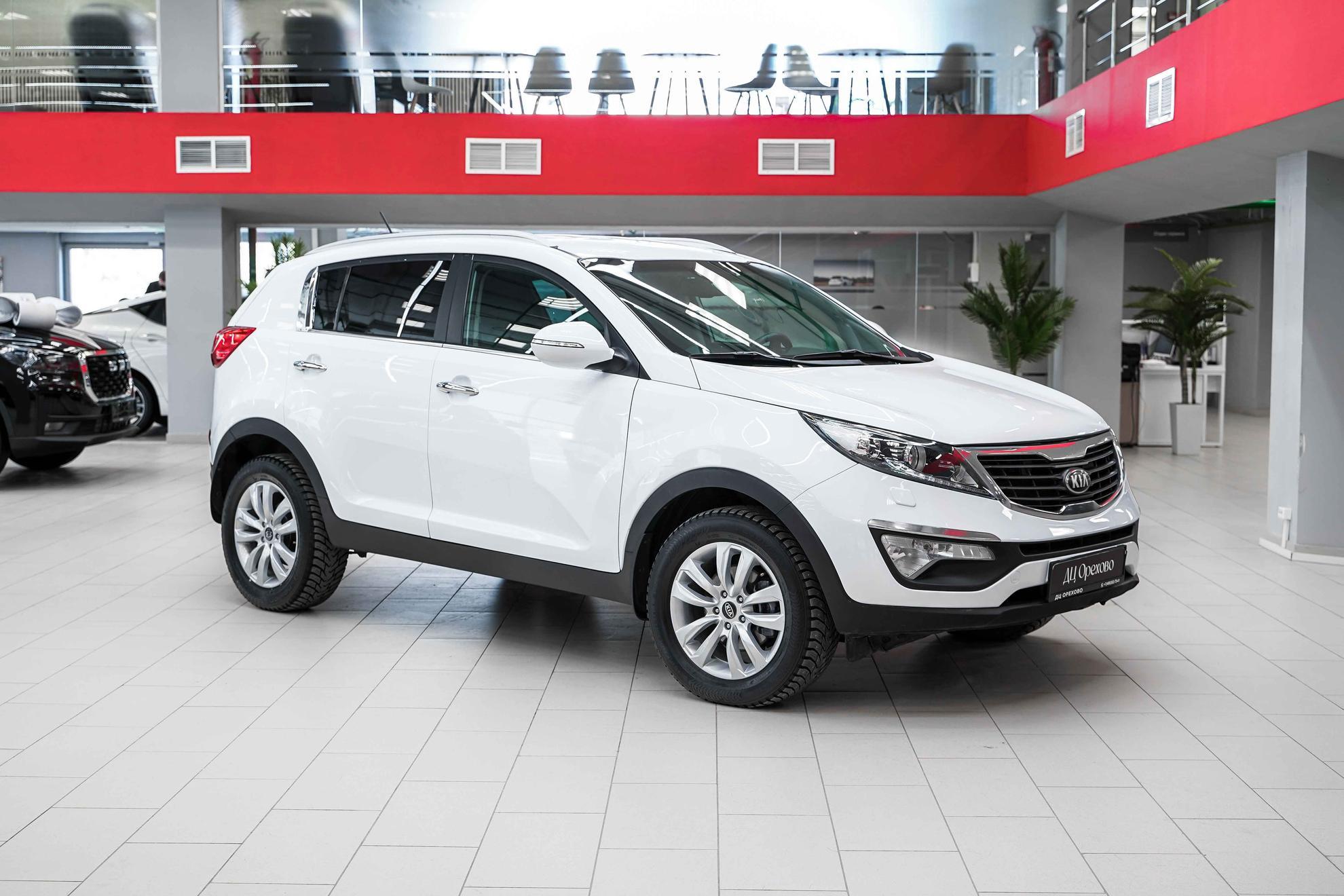 Kia Sportage 2013, белый, ДЦ Орехово