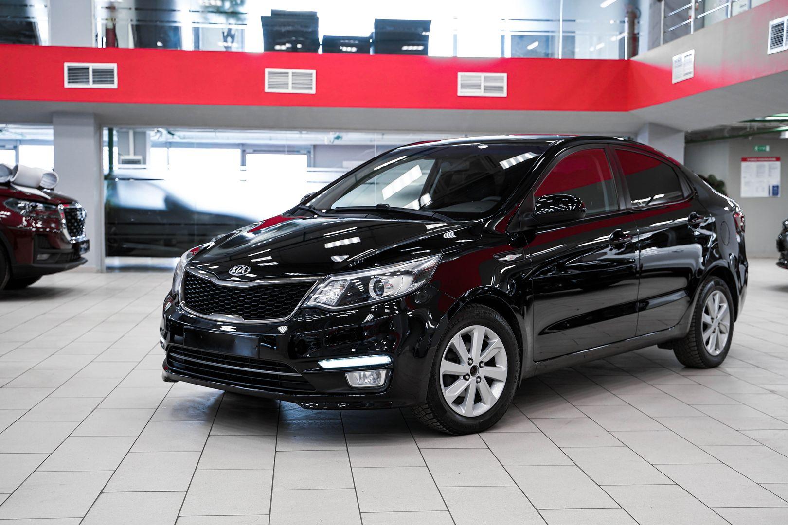 Kia Rio 2017, черный, ДЦ Орехово