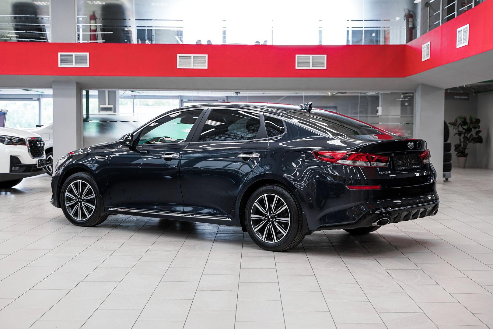 Kia Optima 2019, синий, ДЦ Орехово