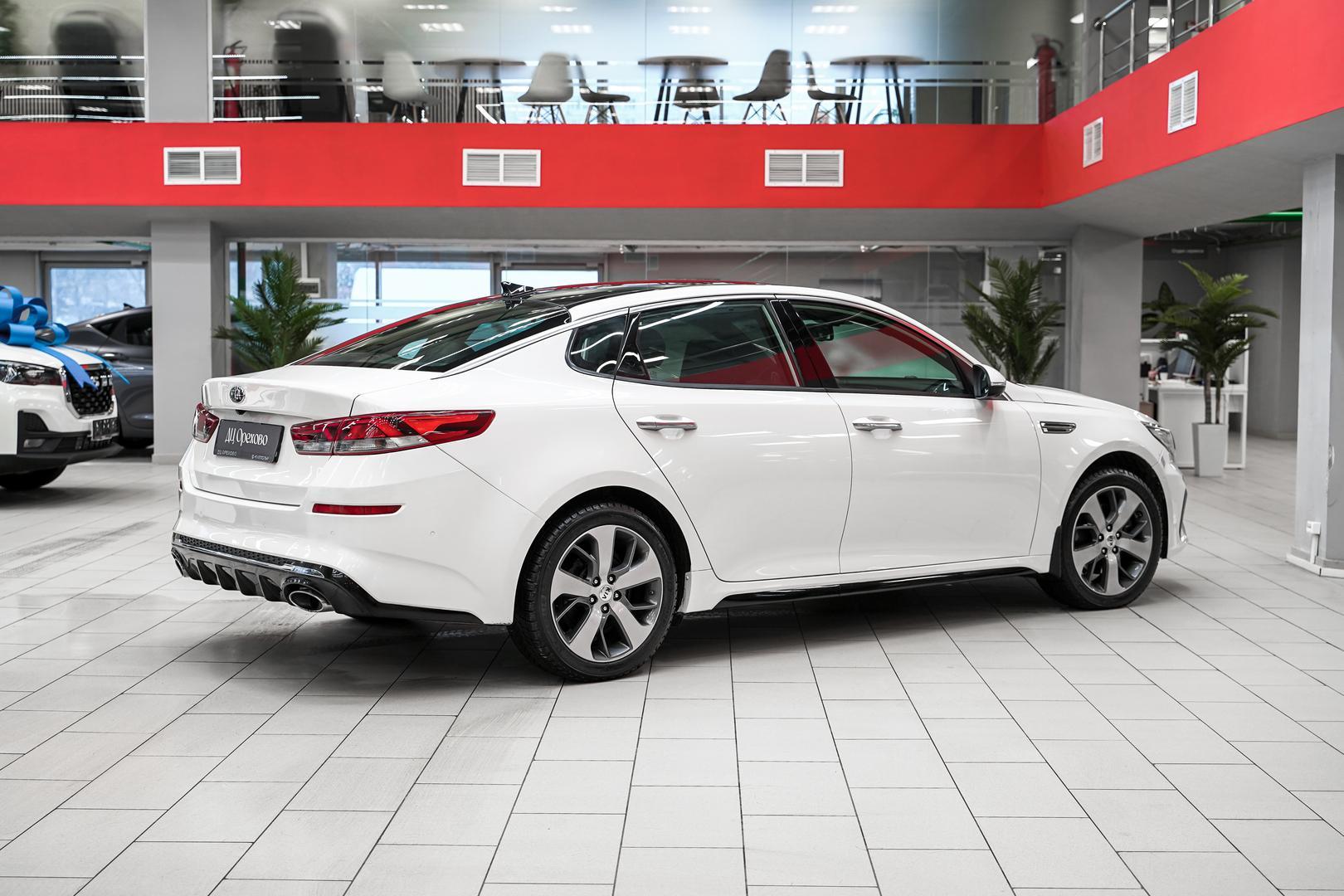 Kia Optima 2019, белый, ДЦ Орехово