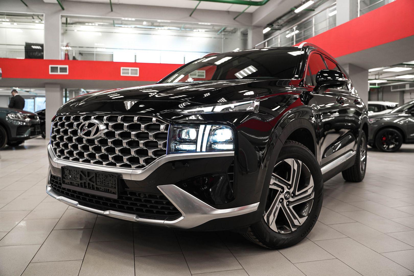 Hyundai Santa Fe 2022, черный, ДЦ Орехово