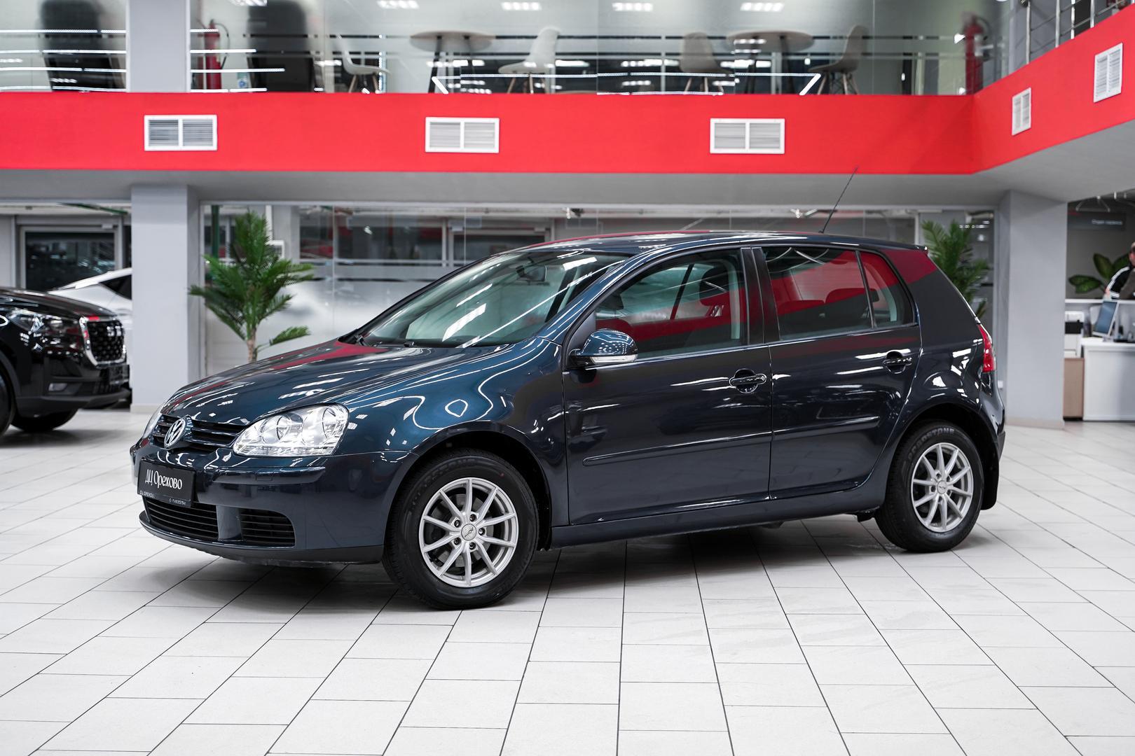 Volkswagen Golf 2008, синий, ДЦ Орехово
