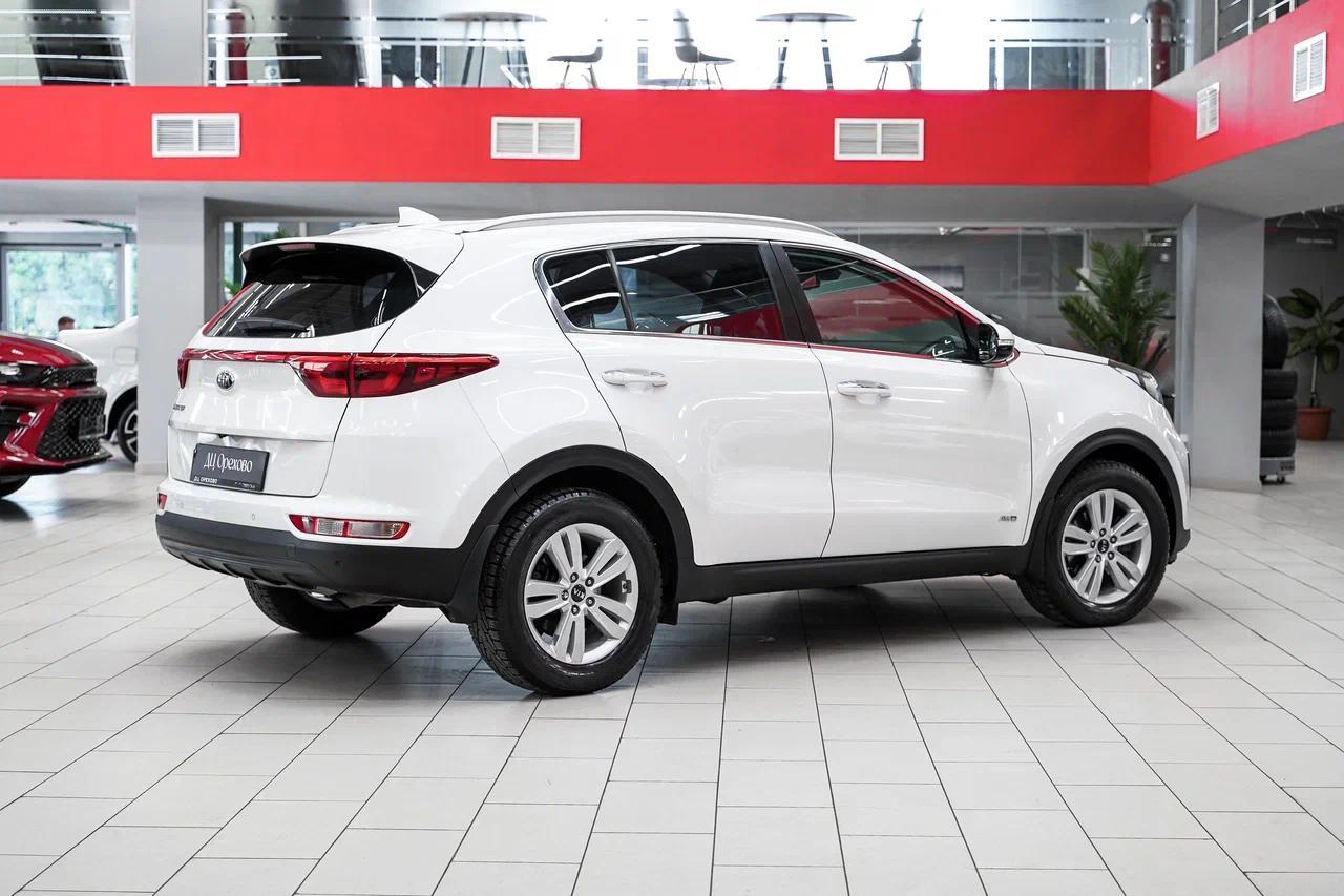 Kia Sportage 2018, белый, ДЦ Орехово