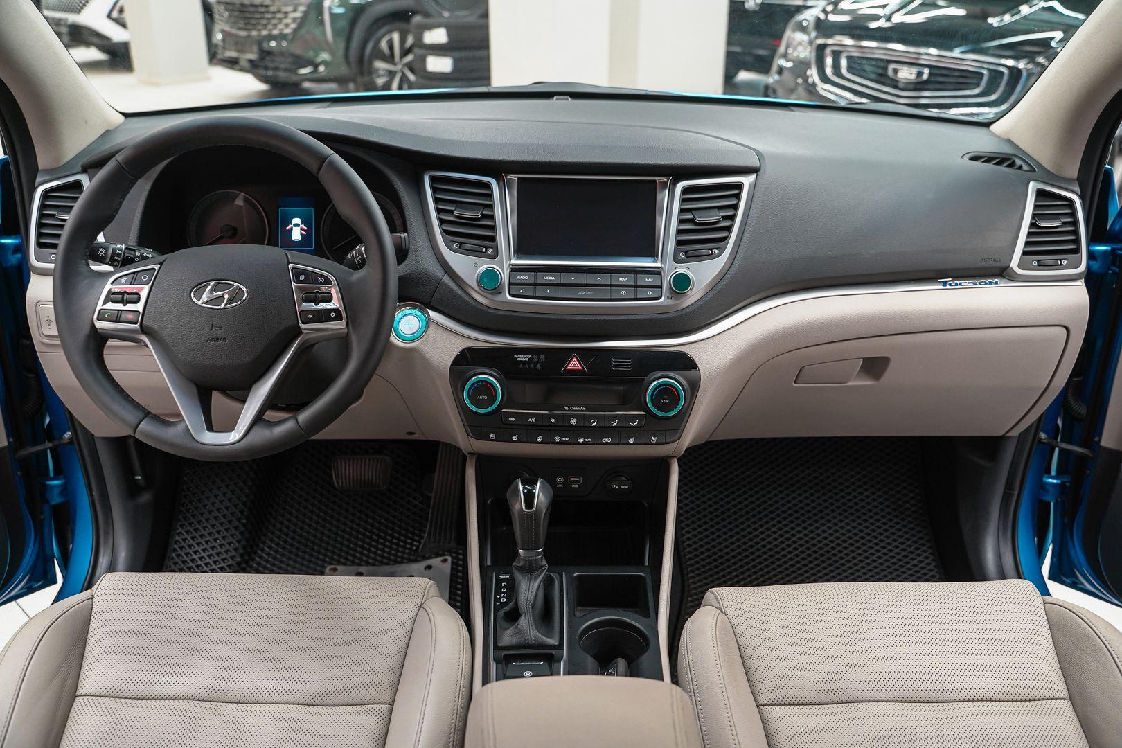Hyundai Tucson 2017, голубой, ДЦ Орехово