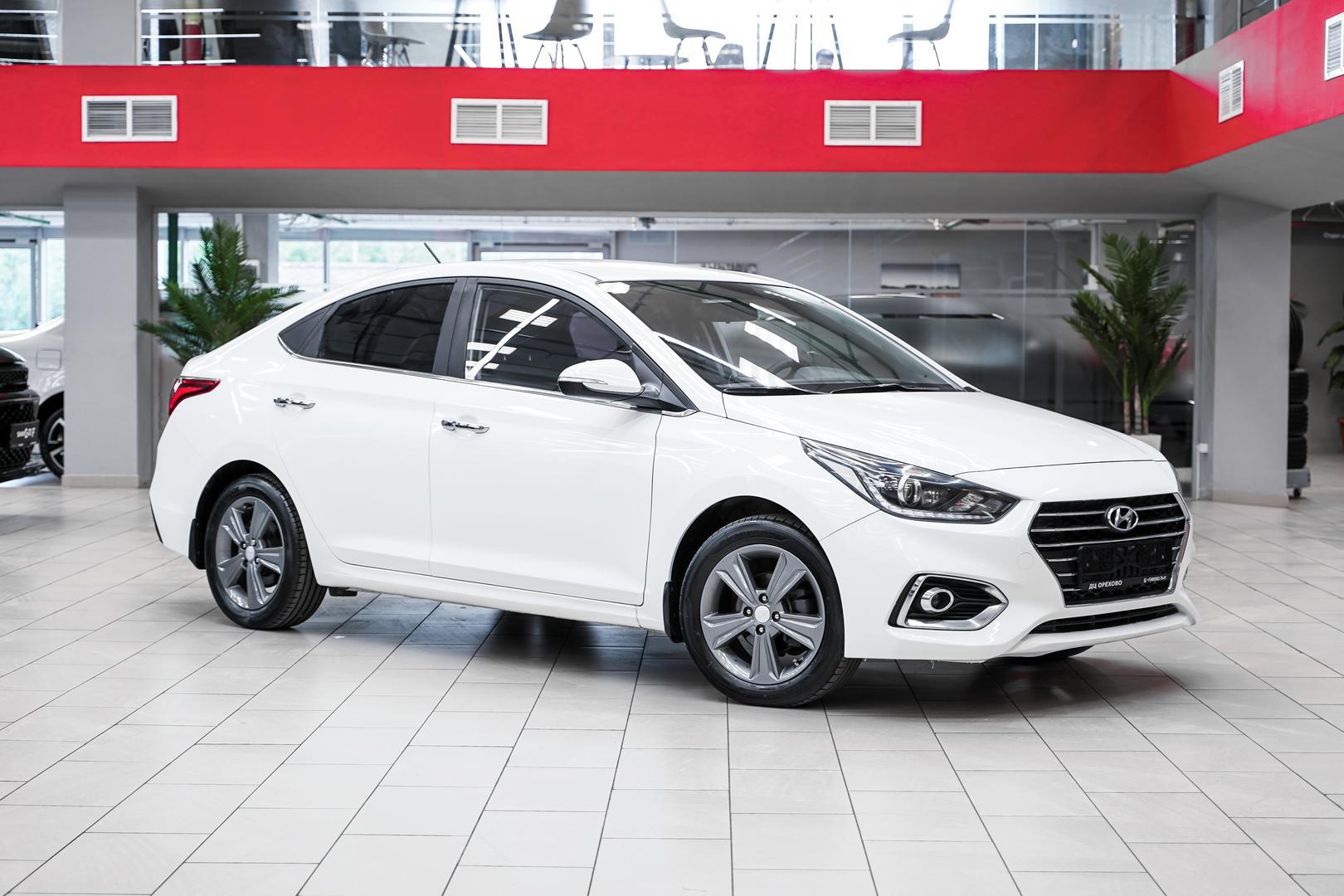 Hyundai Solaris 2017, белый, ДЦ Орехово