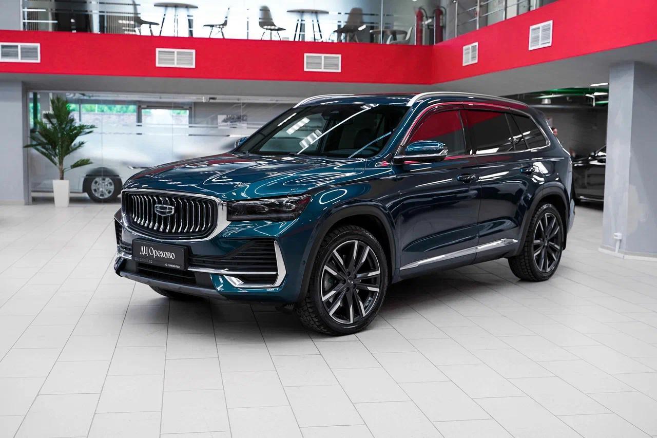 Geely Monjaro 2023, зеленый, ДЦ Орехово