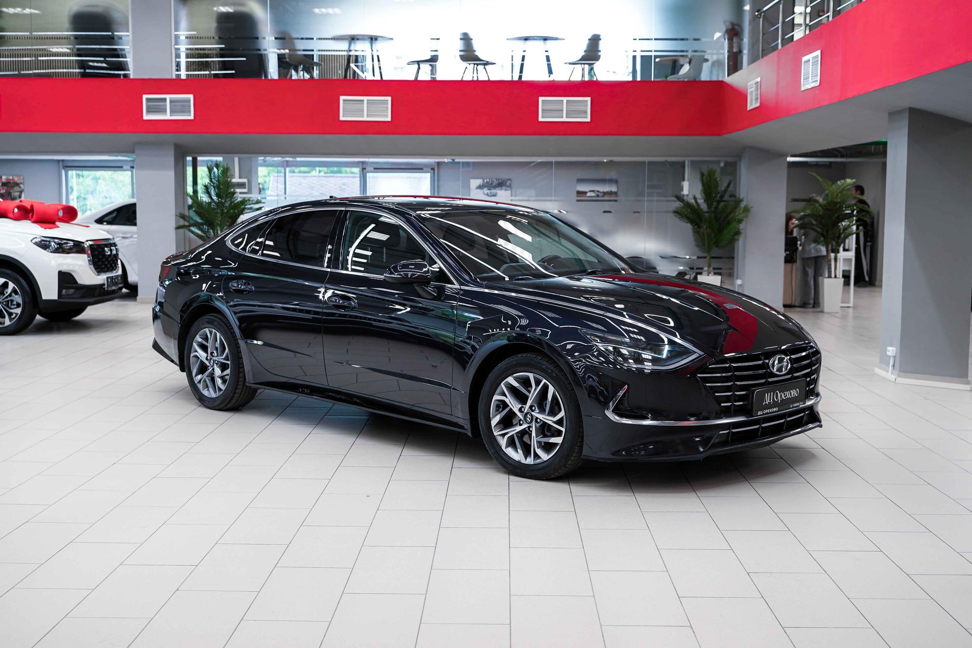 Hyundai Sonata 2020, голубой, ДЦ Орехово