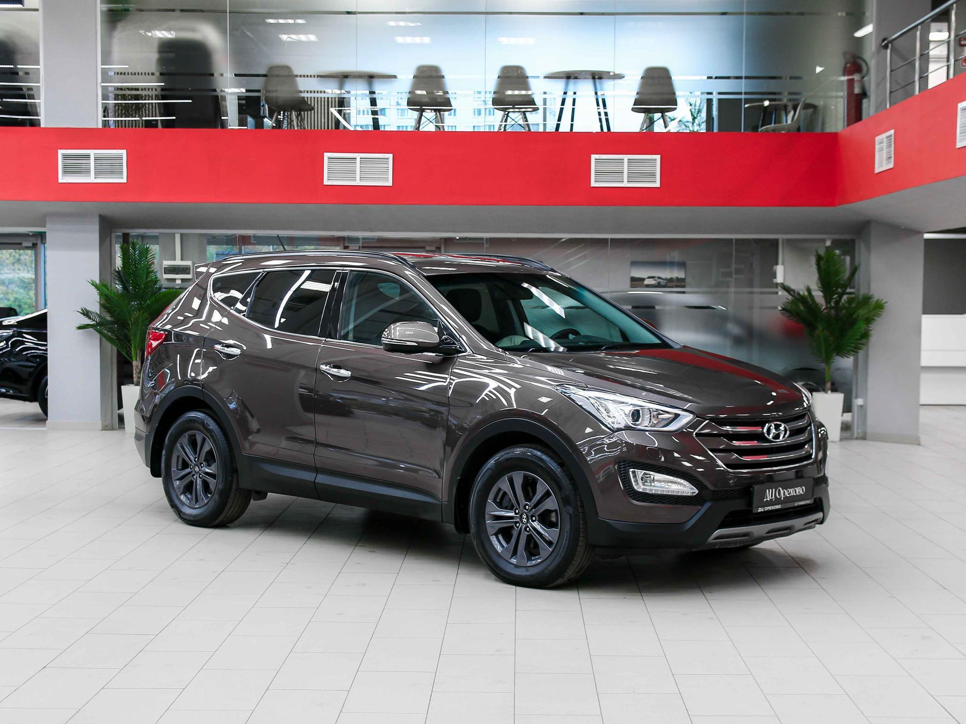 Hyundai Santa Fe 2015, коричневый, ДЦ Орехово