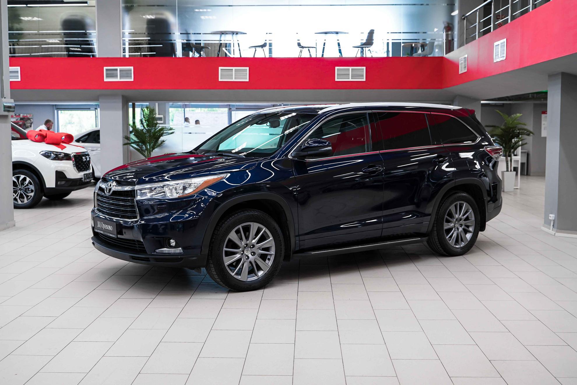 Toyota Highlander 2014, синий, ДЦ Орехово