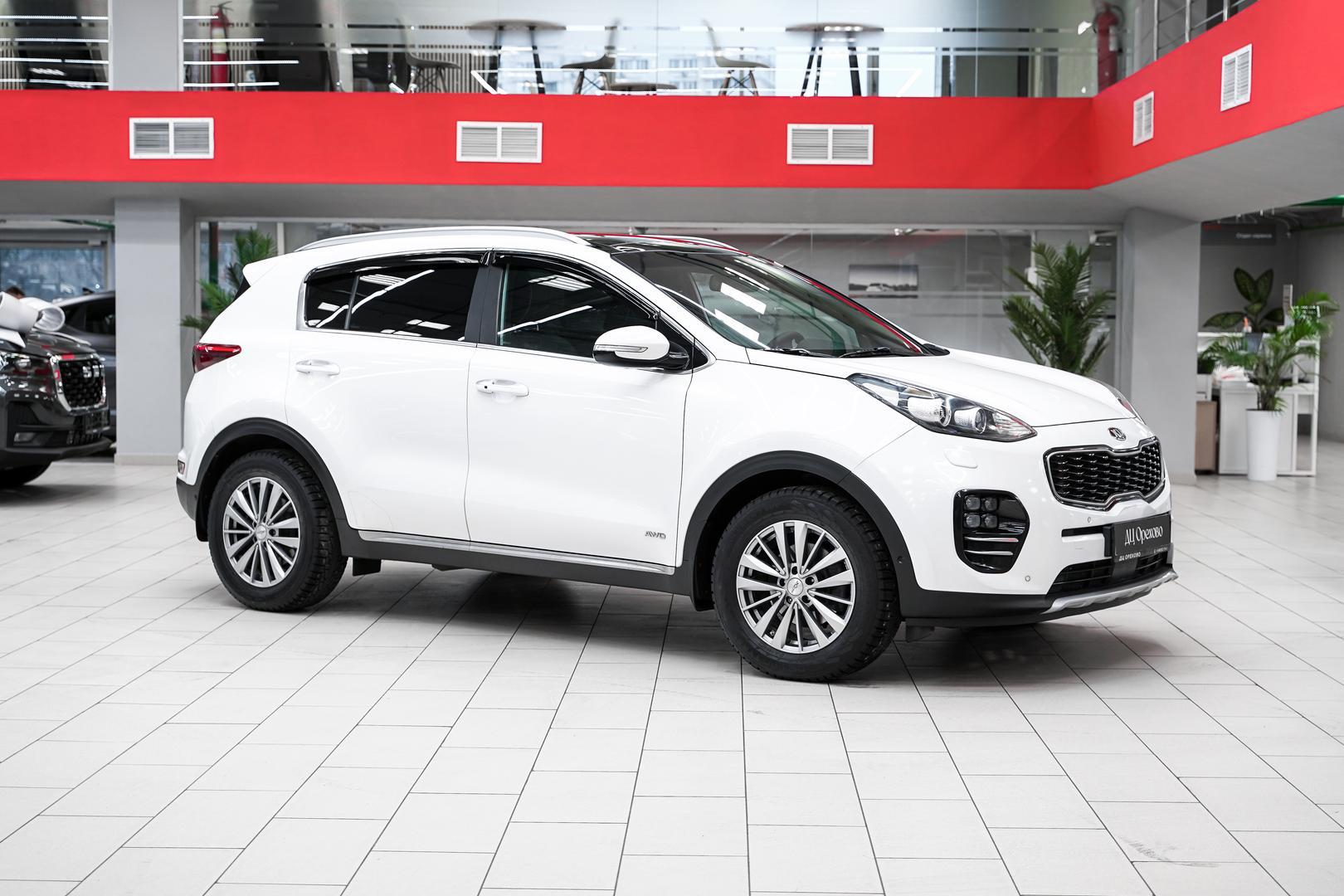 Kia Sportage 2016, белый, ДЦ Орехово